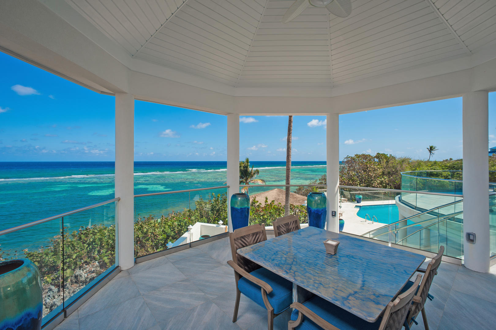 If you want to be outside but need some shade, this pergola is the perfect spot for you!