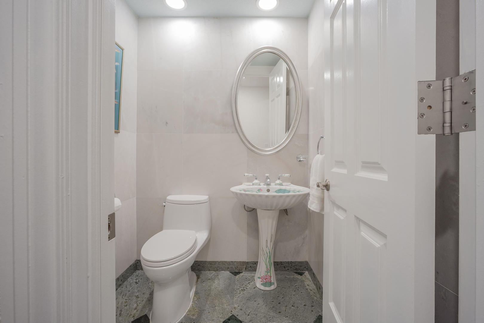 First Floor Powder Room.