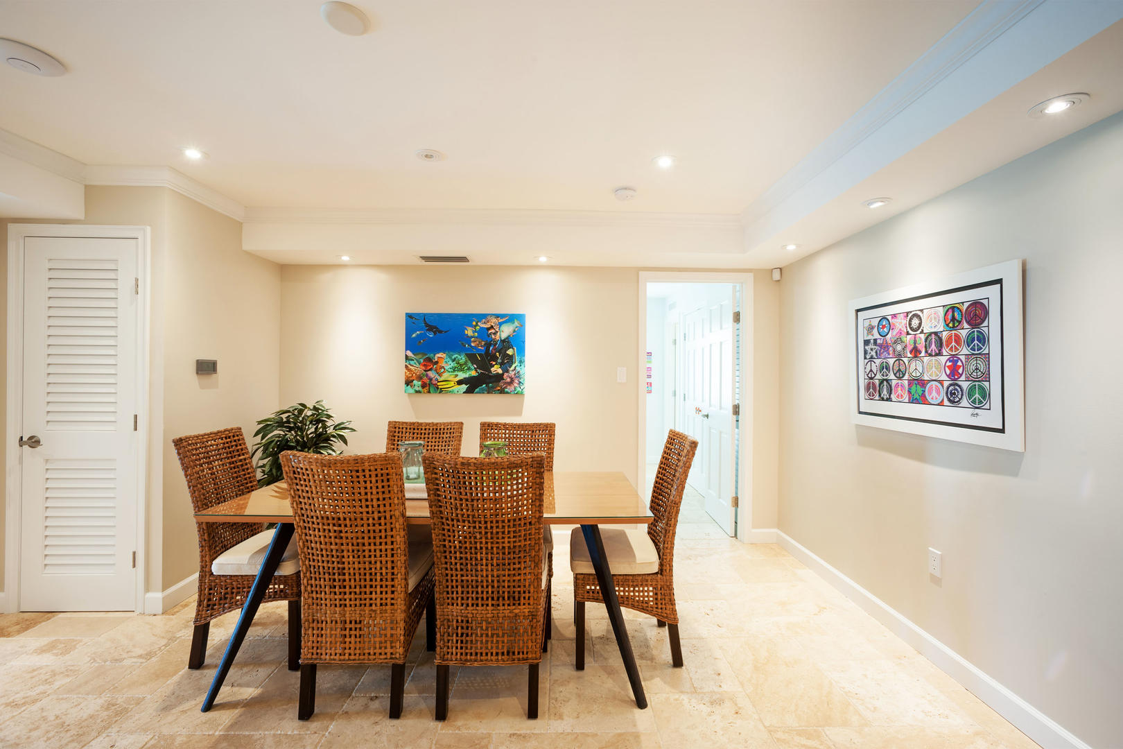 Downstairs Dining Area.