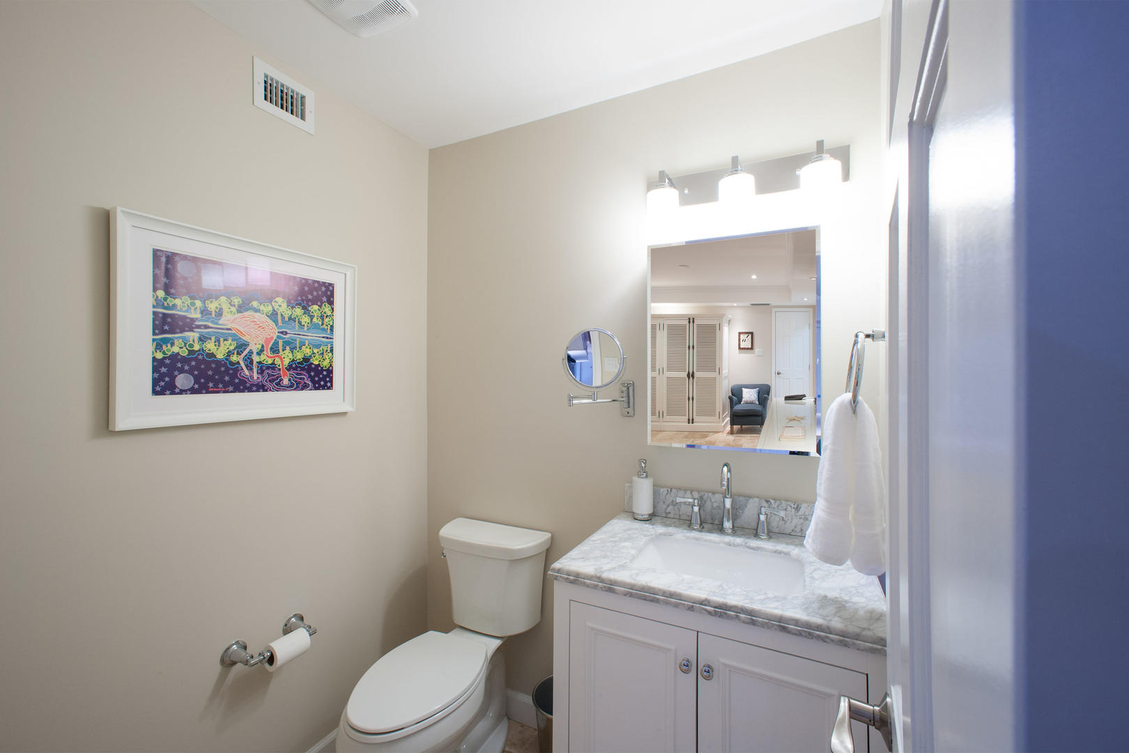 Downstairs Powder Room.
