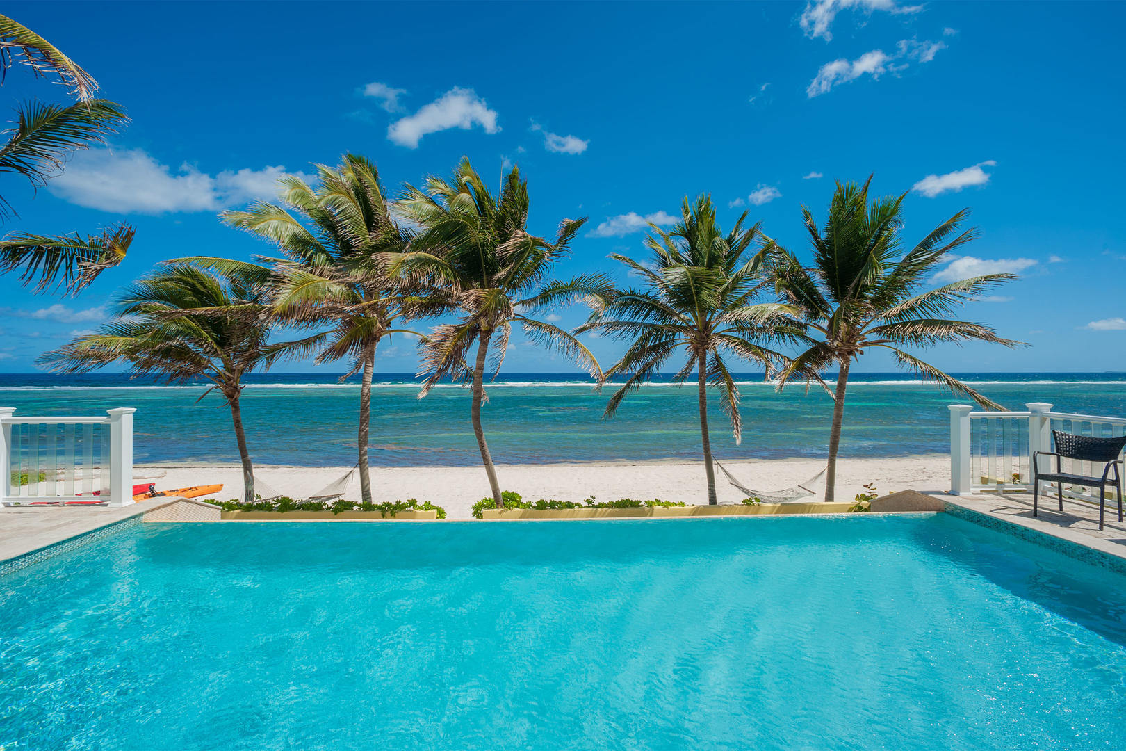 Ocean views from the pool.