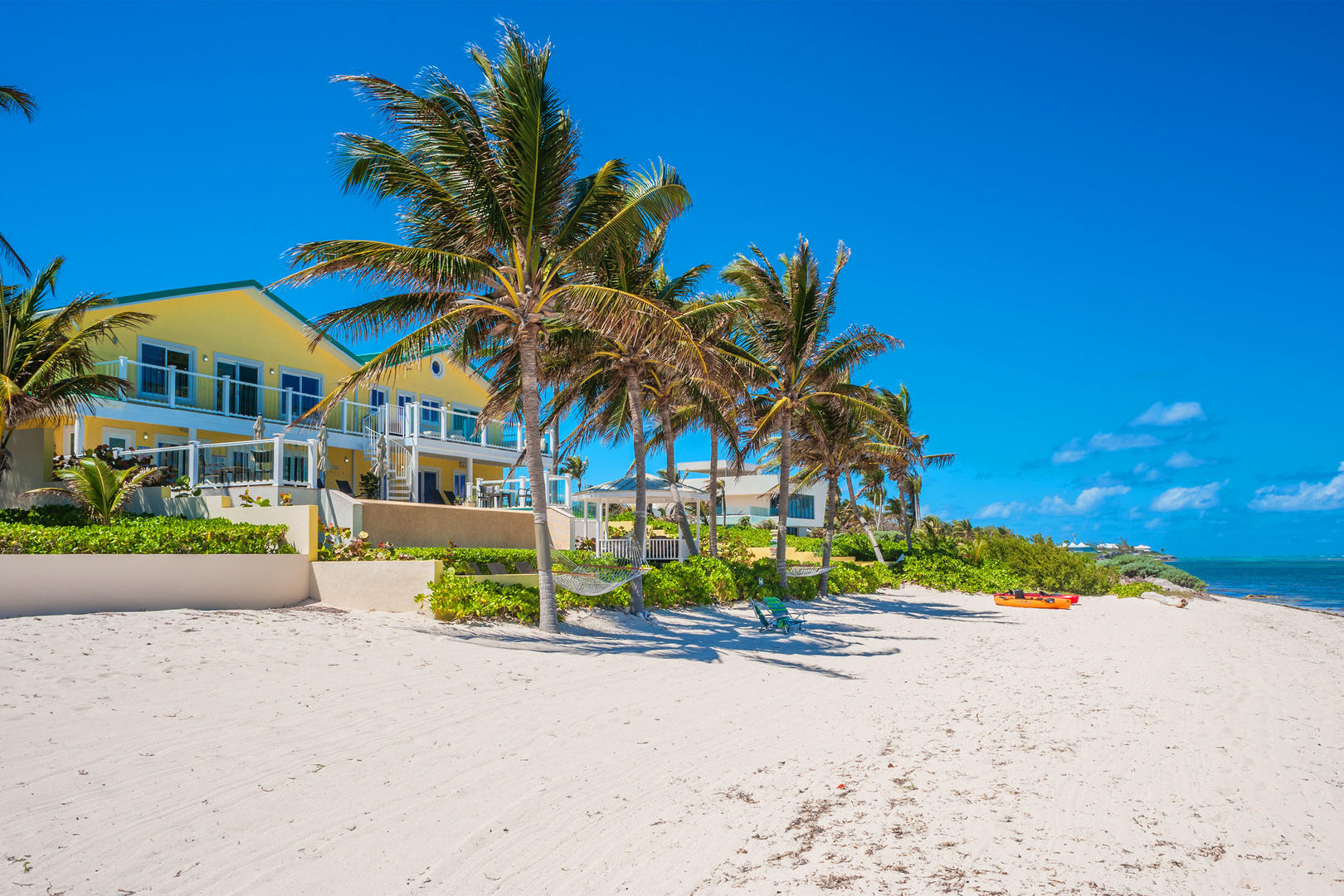 Enjoy this slice of beach all to yourself.