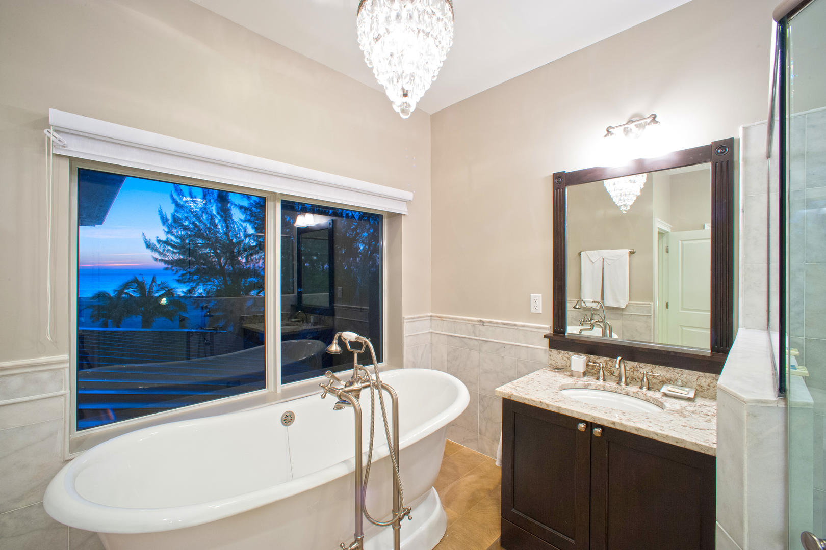Soaking Tub in the Master Bath.
