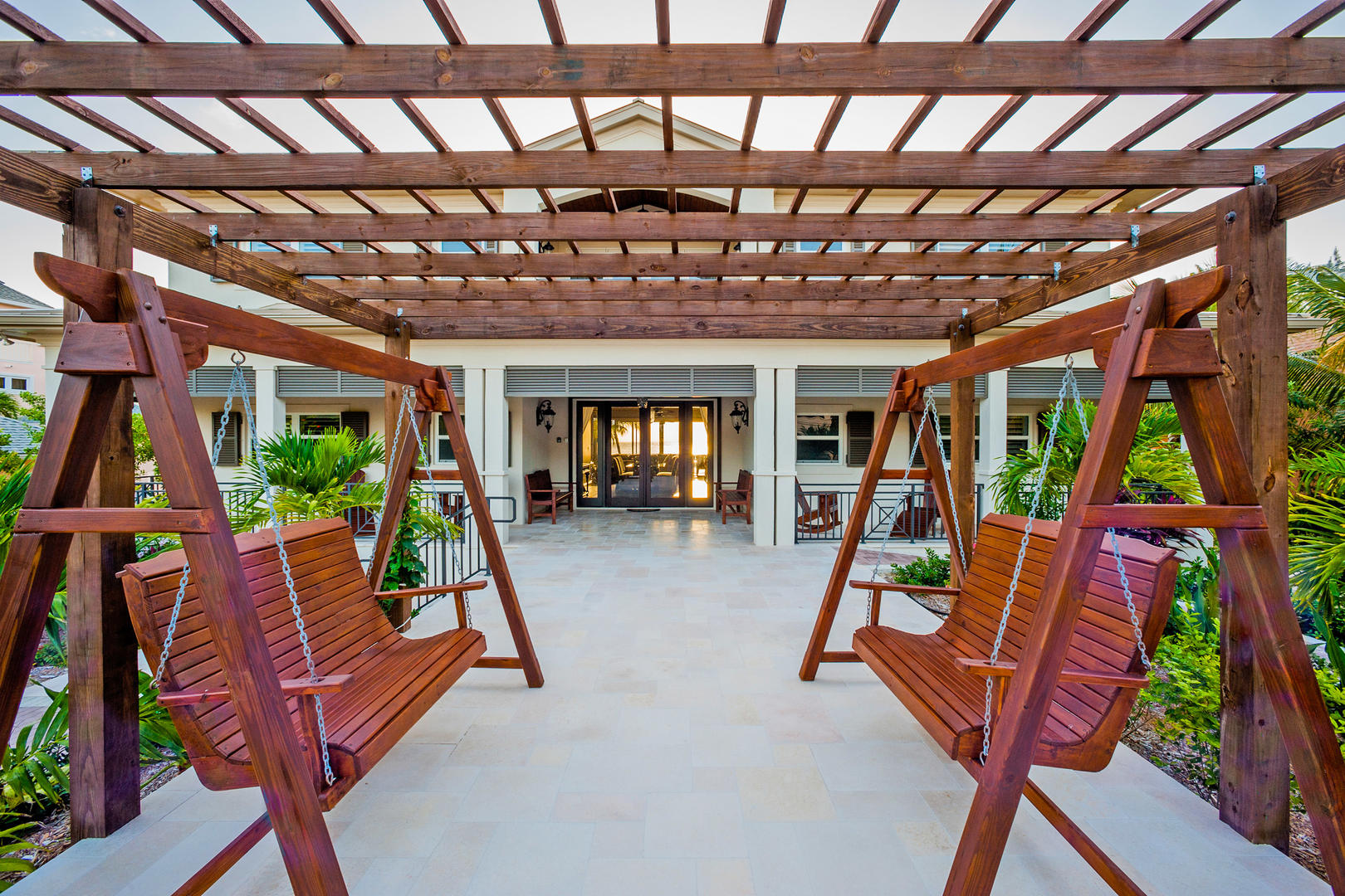 Front porch pergola. 