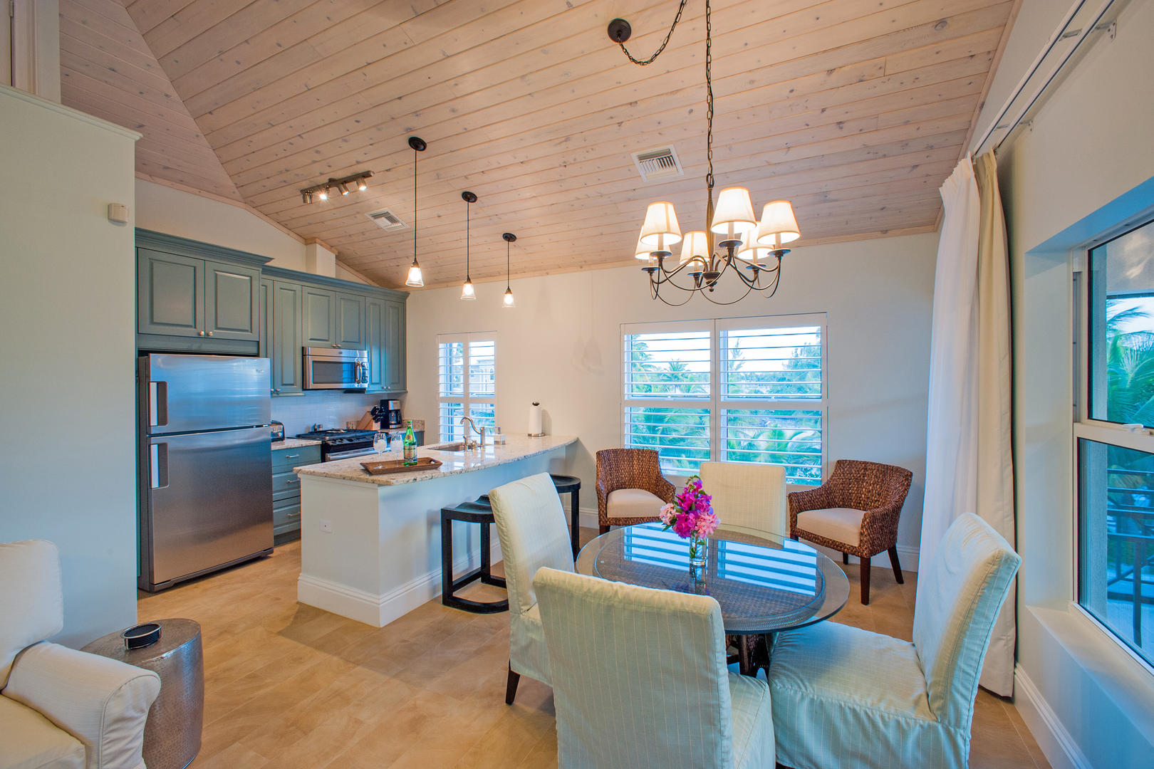 The Carriage House is cozy while still maintaining its open-concept design.