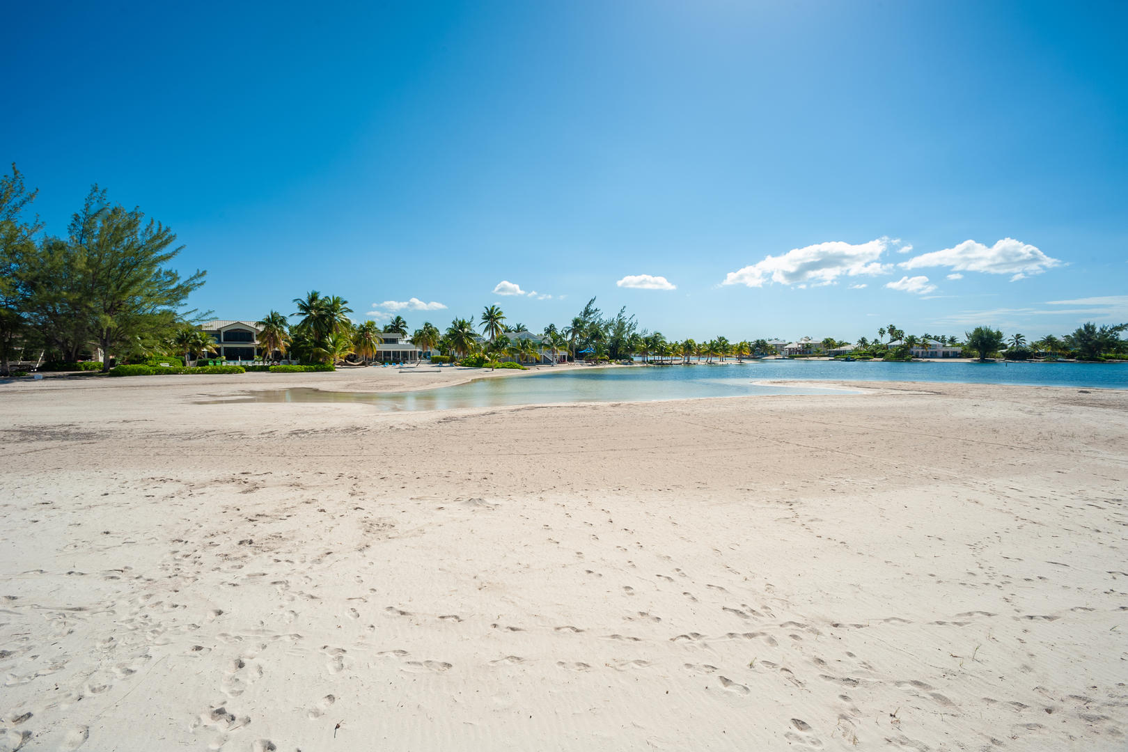 Moon Kai offers a large beachfront all to yourself with barefoot swimming.
