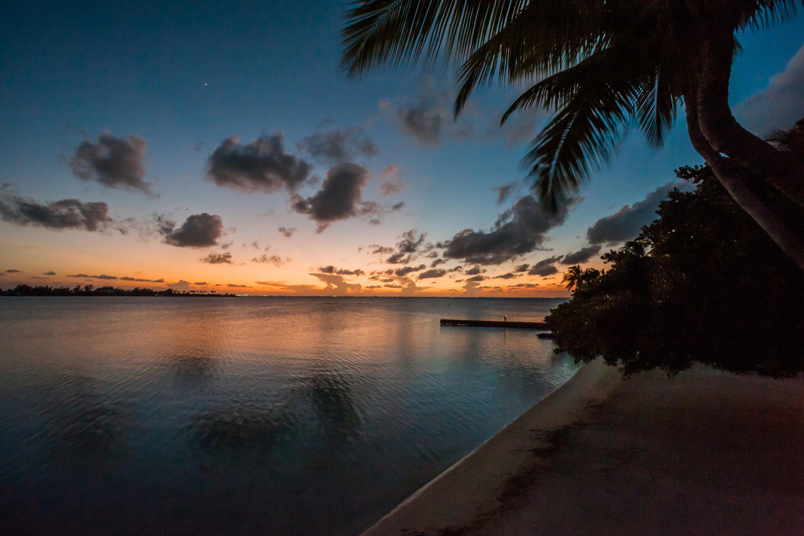 Sunset views from Tarasand Villa.