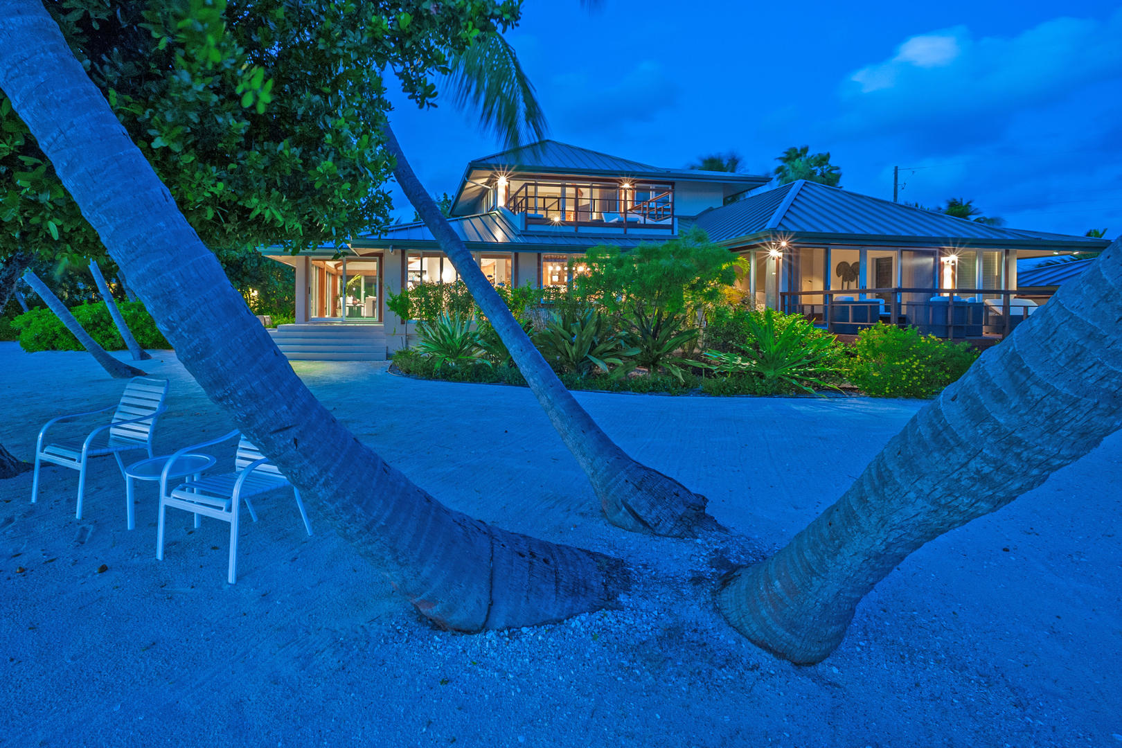 This villa is stunning from the inside out.