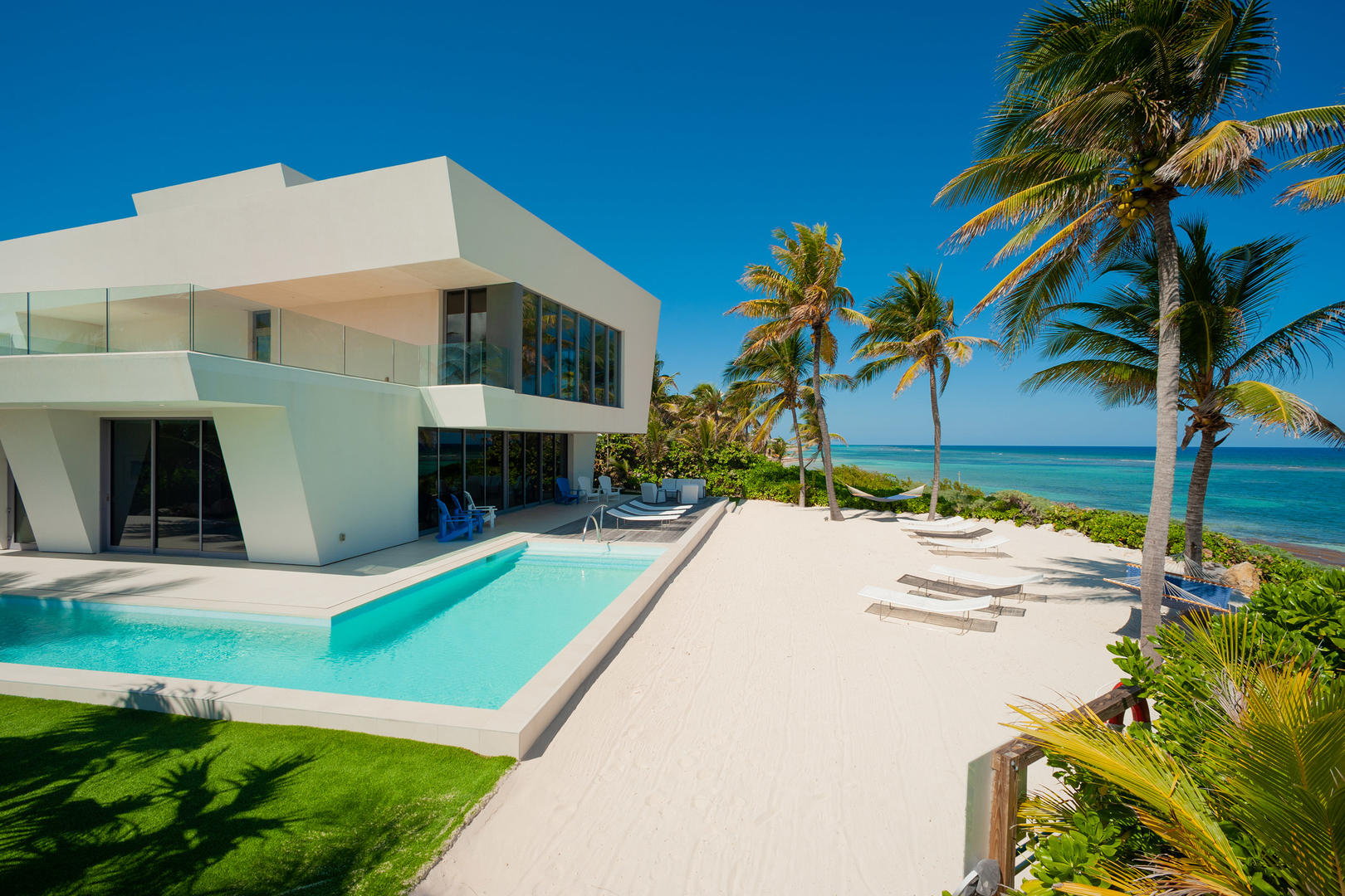 Beachfront view of Olympus.