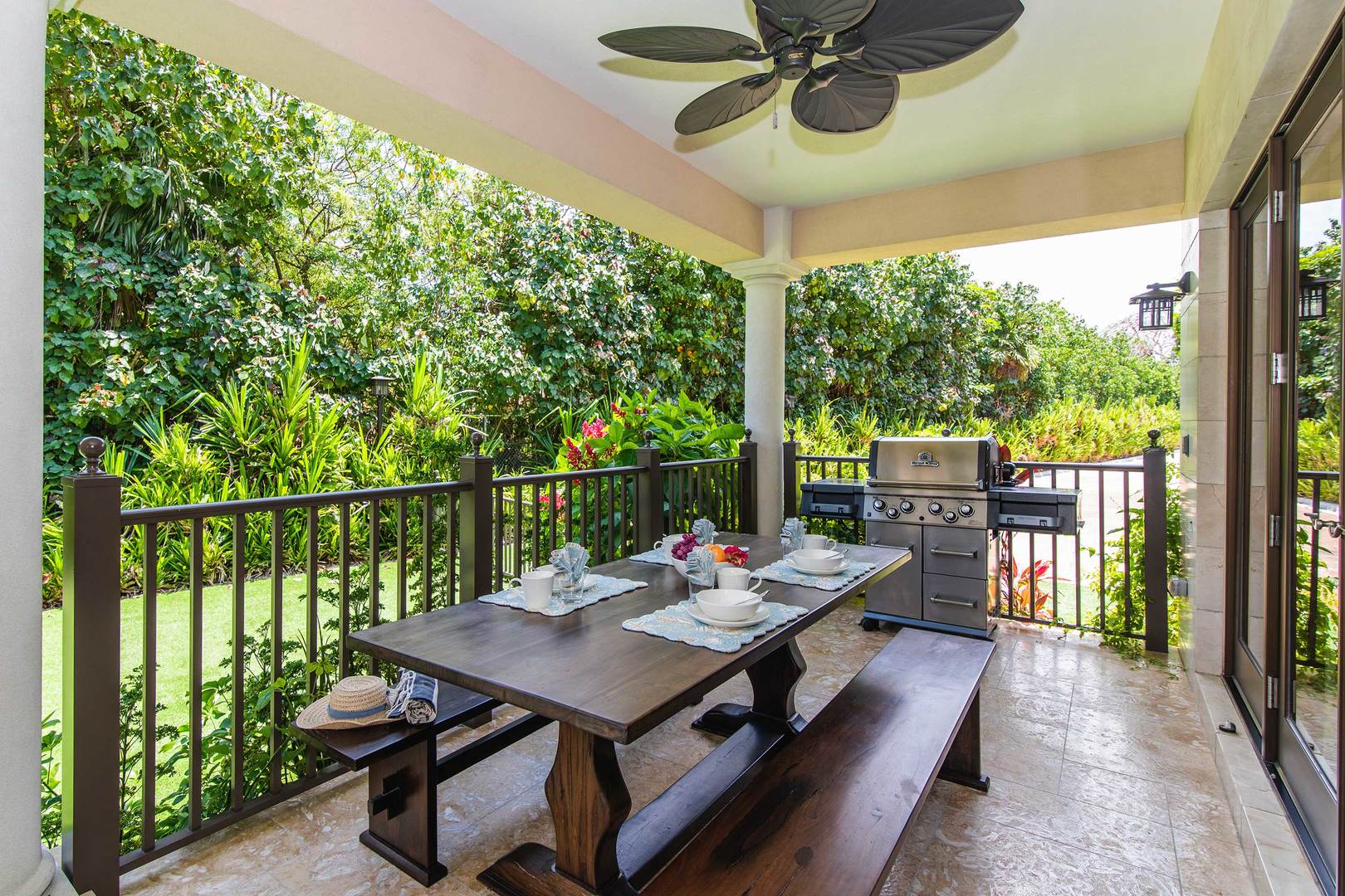 Fire up the grill for an island cookout.