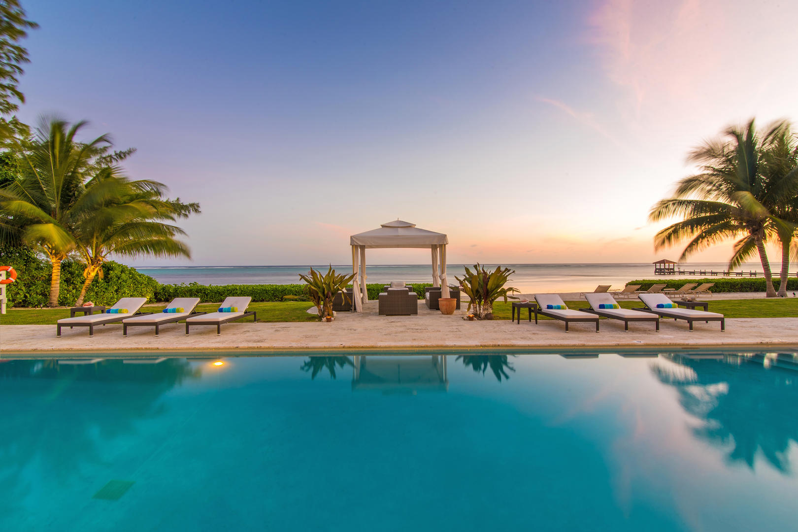 Dusk Pool Loungers.