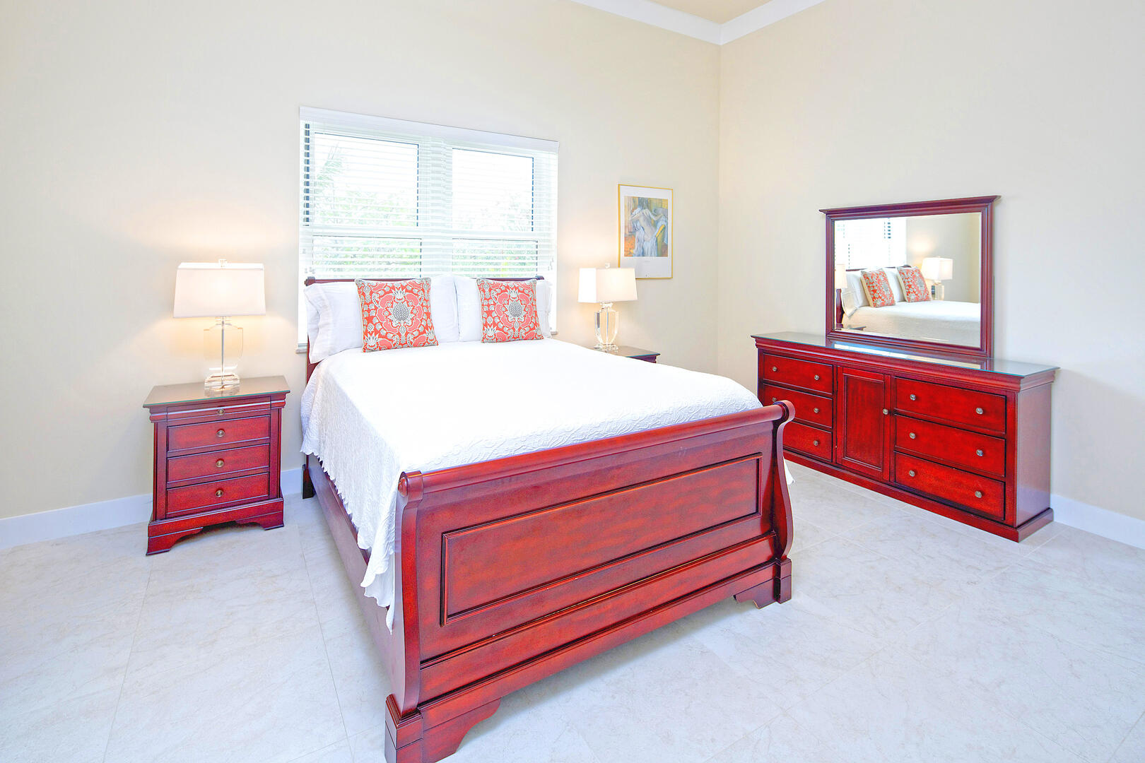 Garden view Guest Suite.