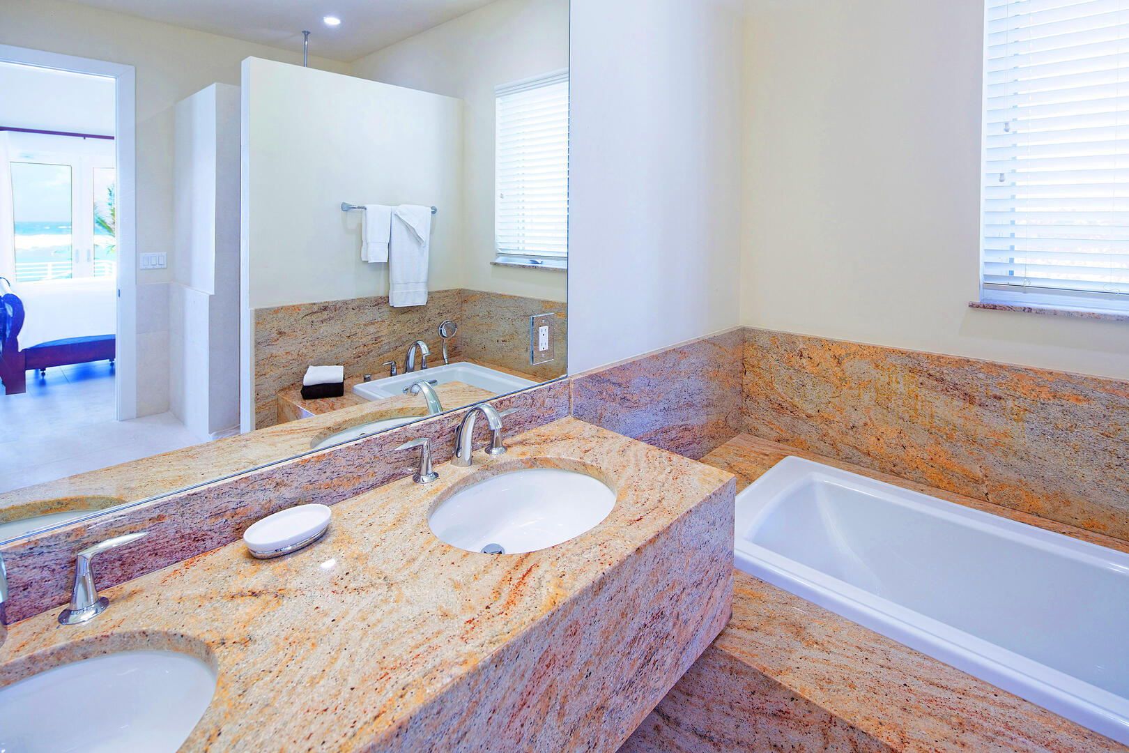 Oceanfront Master Suite Bath.
