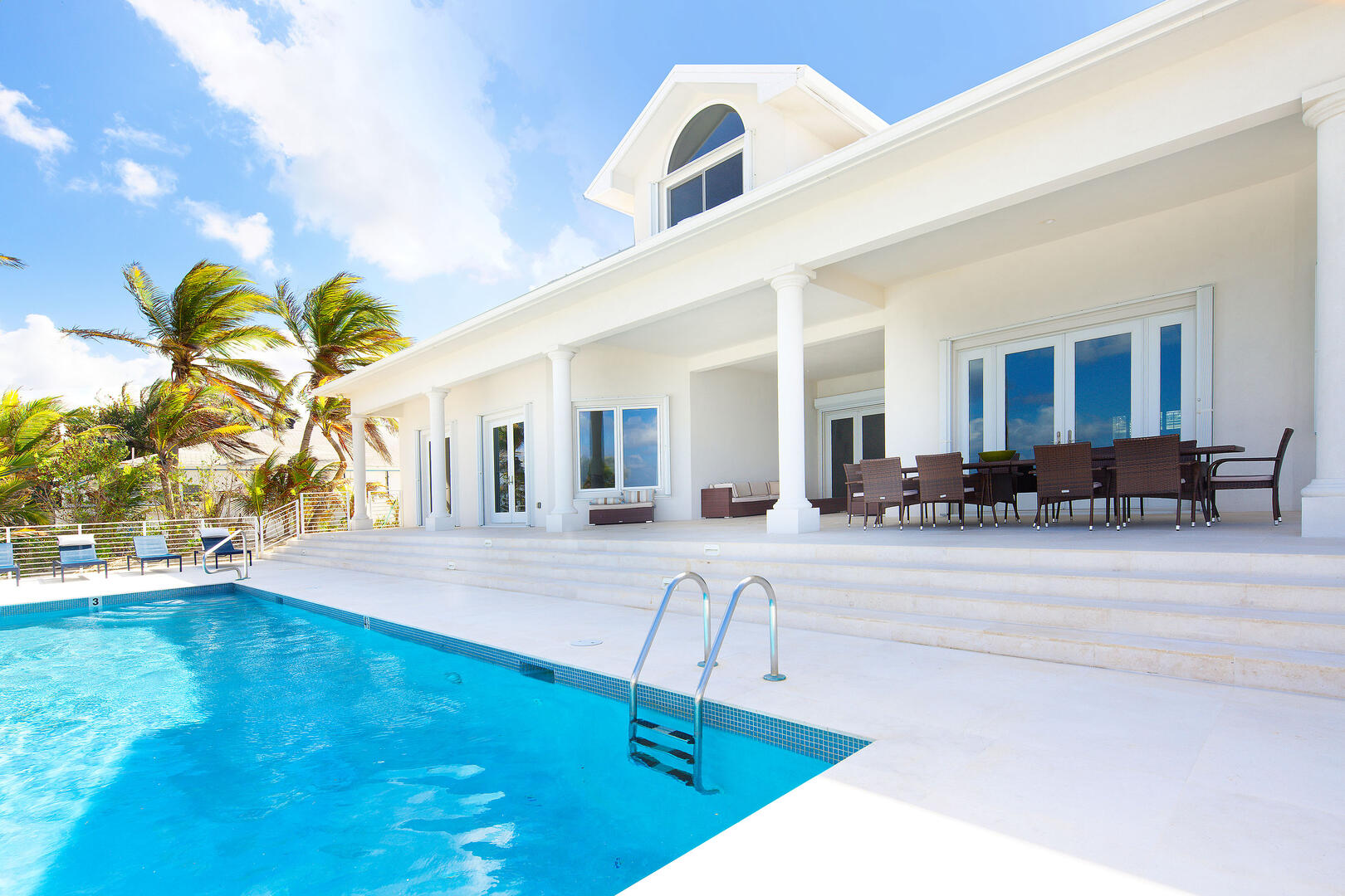 Enjoy the large deck and veranda at Ocean Kai.