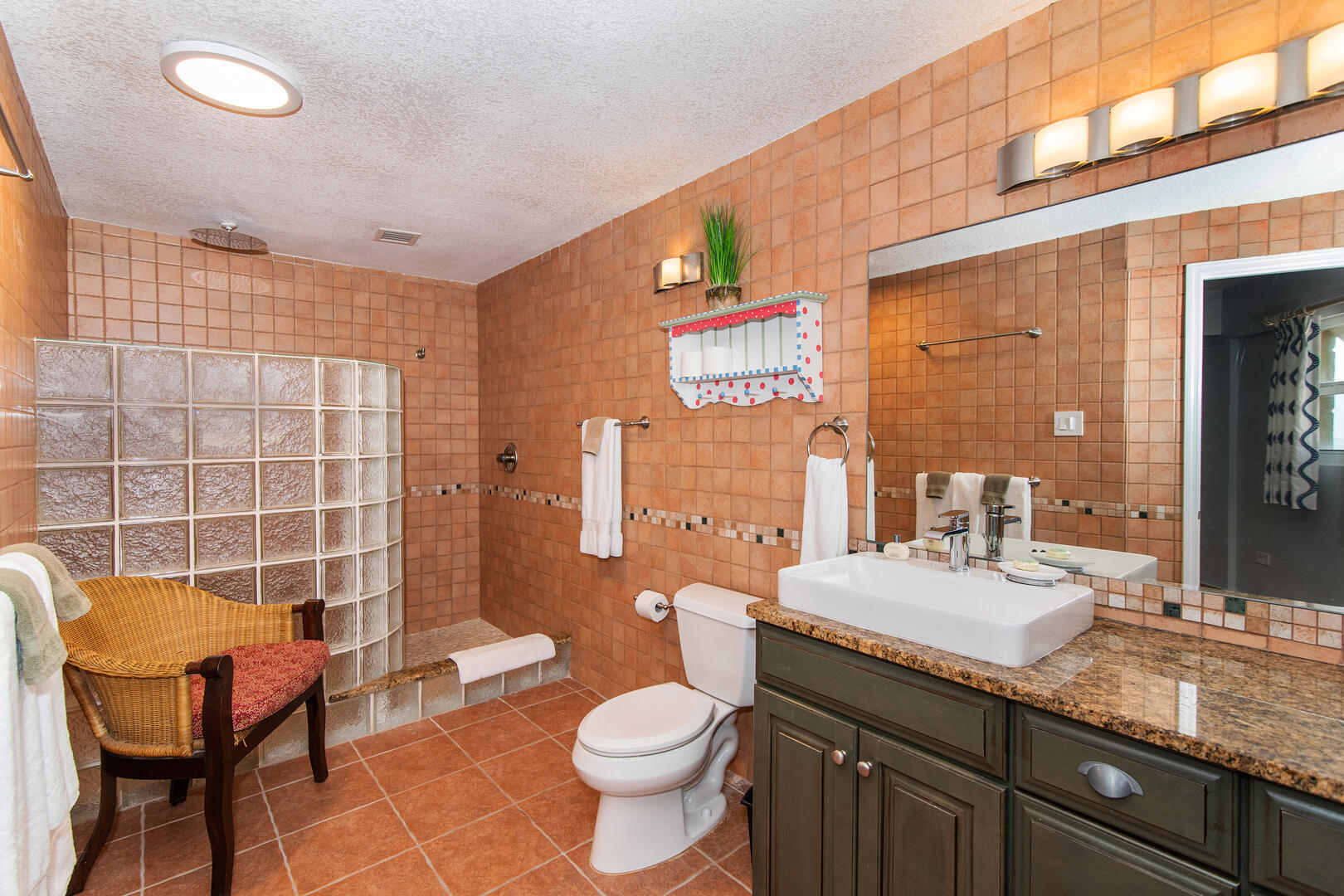 North King Suite Bathroom.