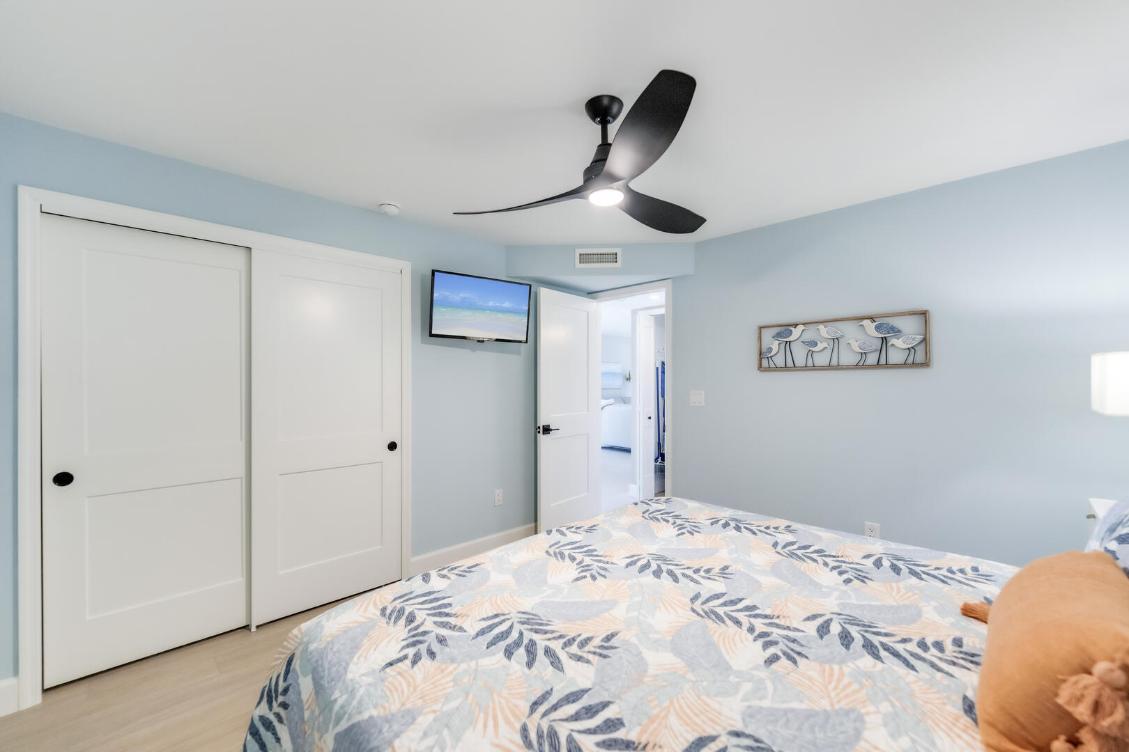 Guest Bedroom has its own TV