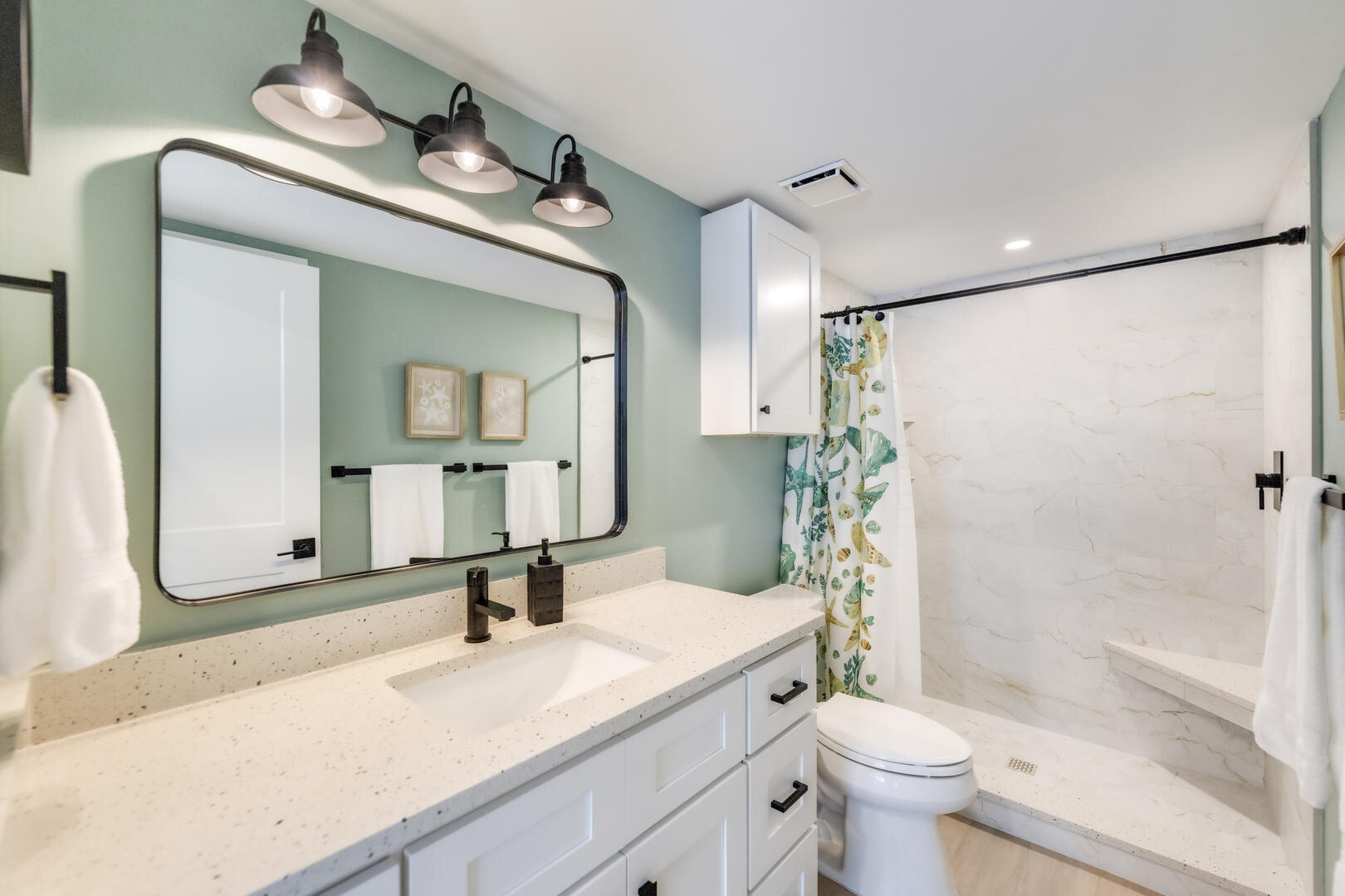 Master Bath has Walk In Shower