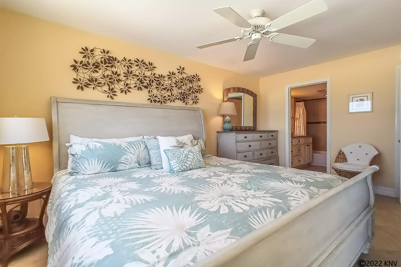 Master Bedroom has a King Sized Bed