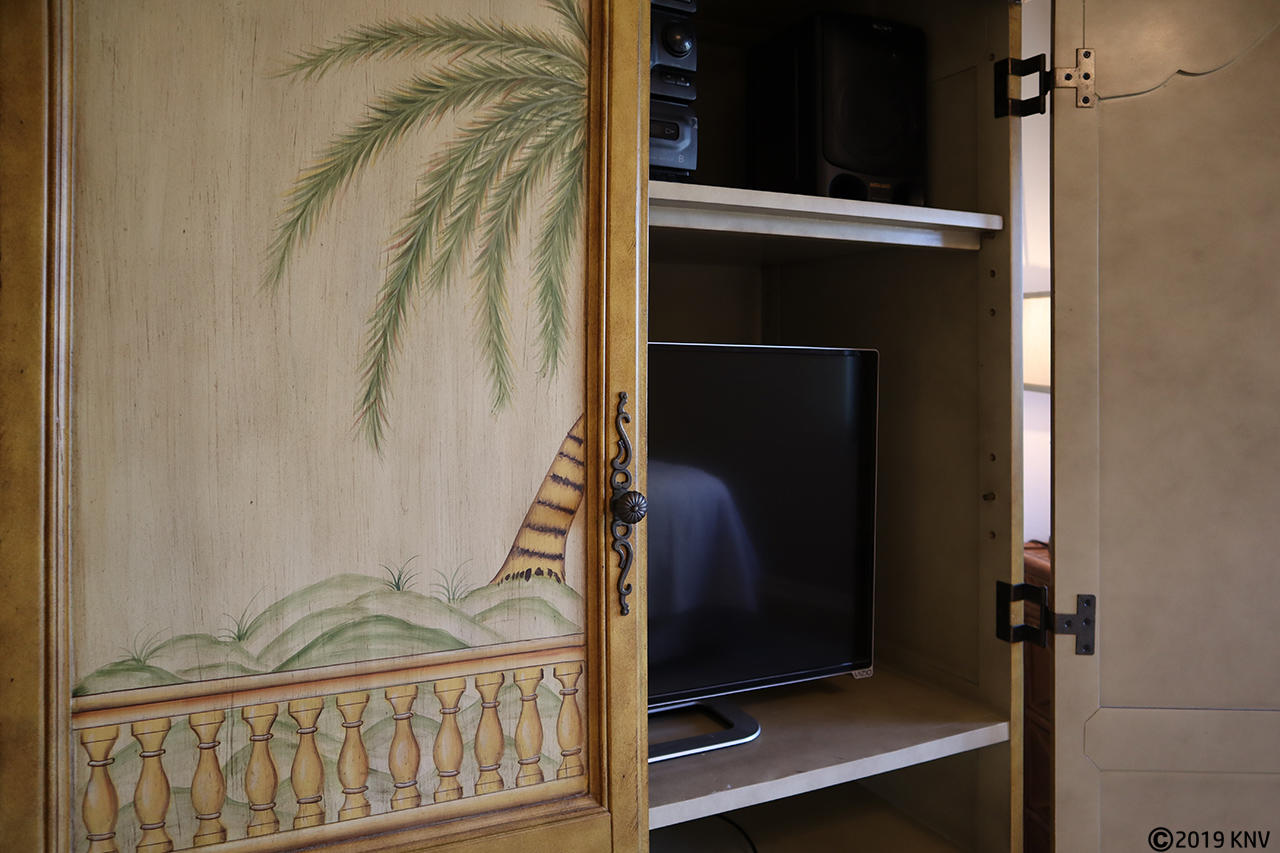 Master Bedroom has its own TV