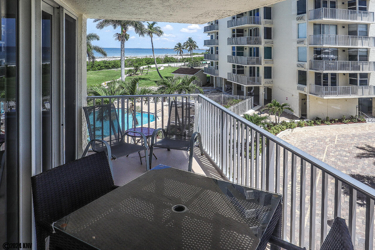 2nd Floor Balcony offers a partial view of the Gulf and Pool