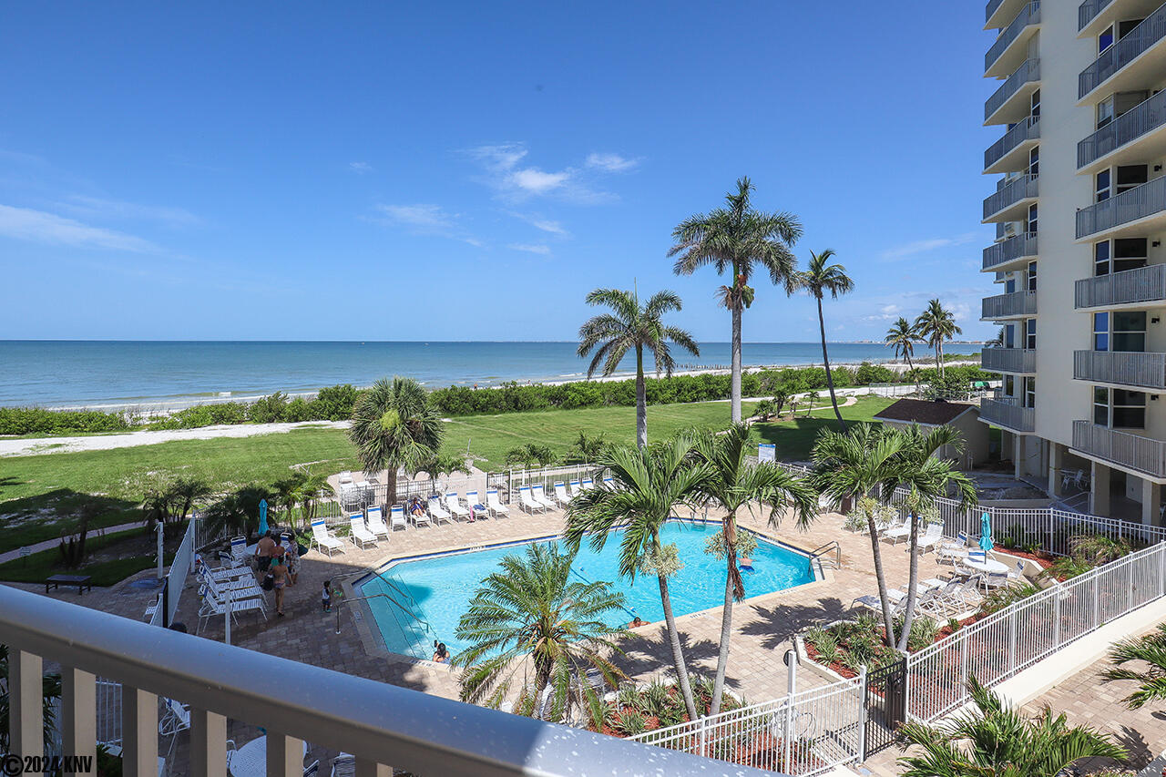 There is a FABULOUS Partial View of the Gulf and Pool