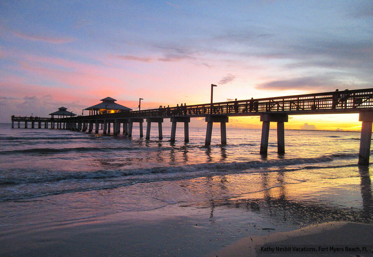 World famous sunsets on Fort Myers Beach