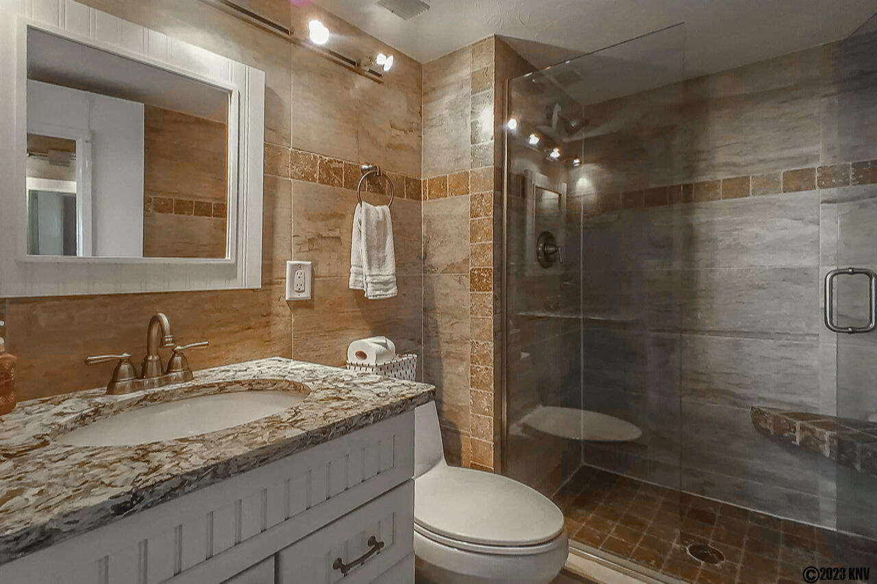 Fabulous Master Bath has a Walk In Shower
