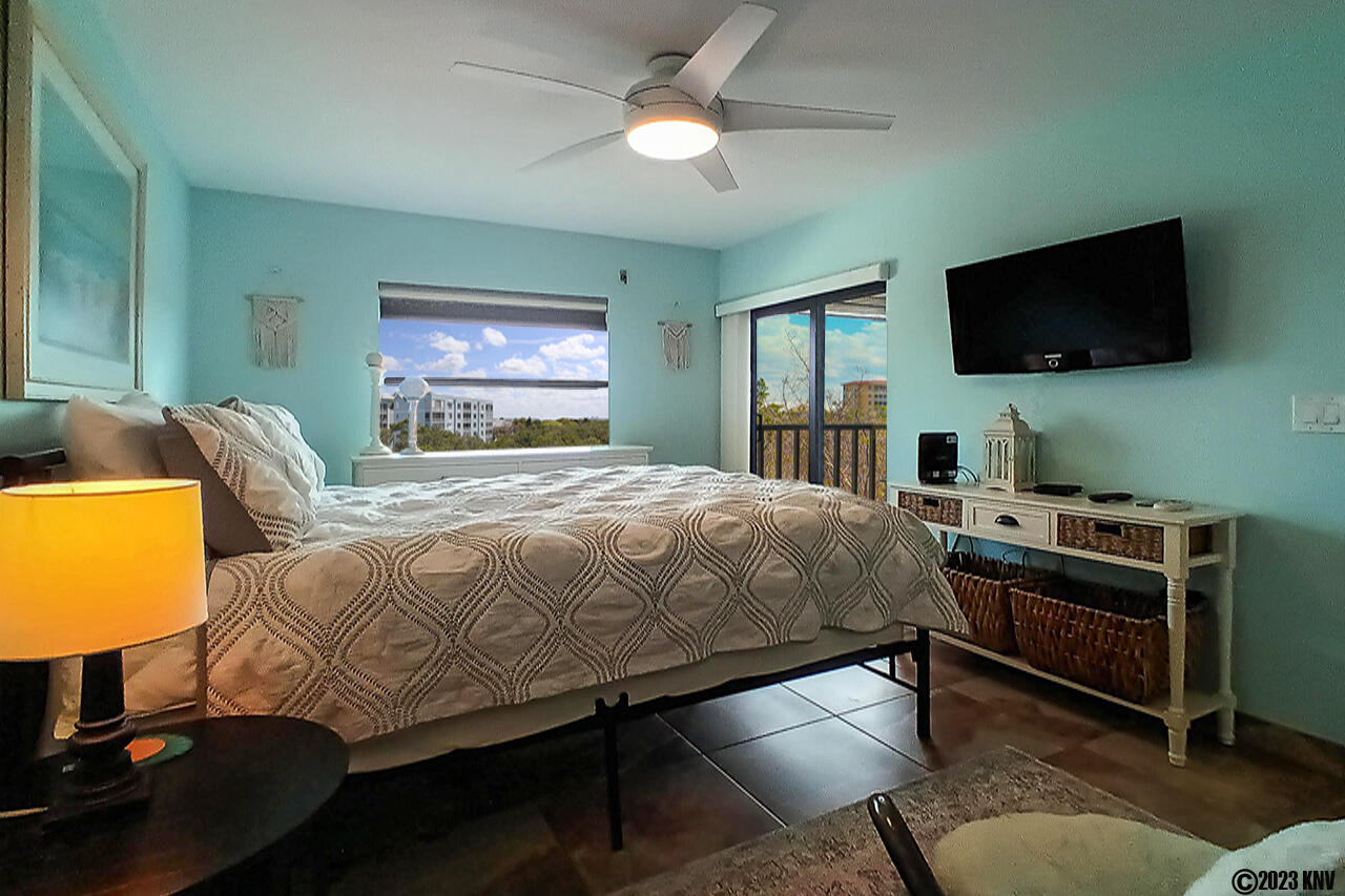 Master Bedroom has its own TV