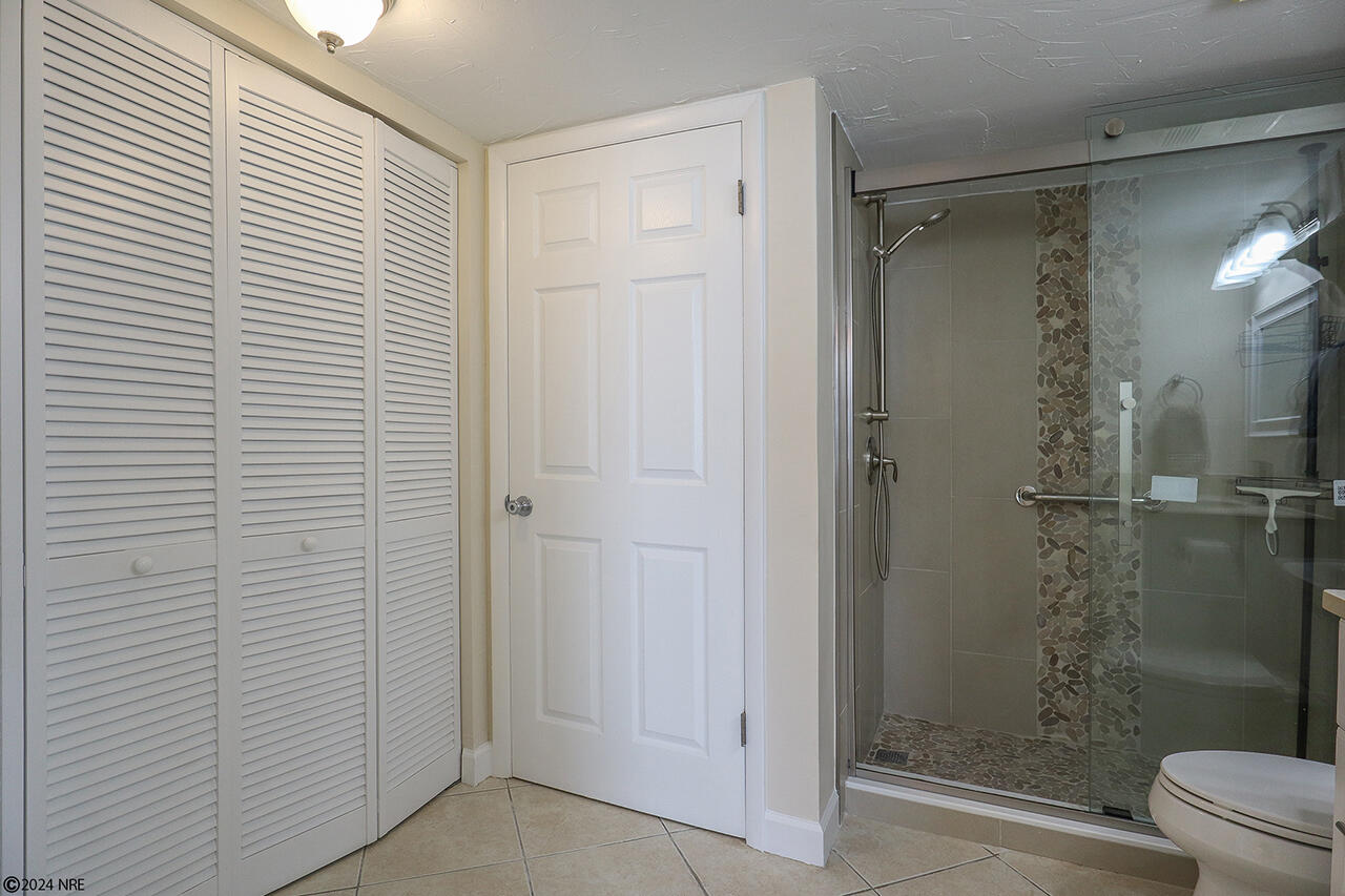 Full Bath has a Walk In Shower