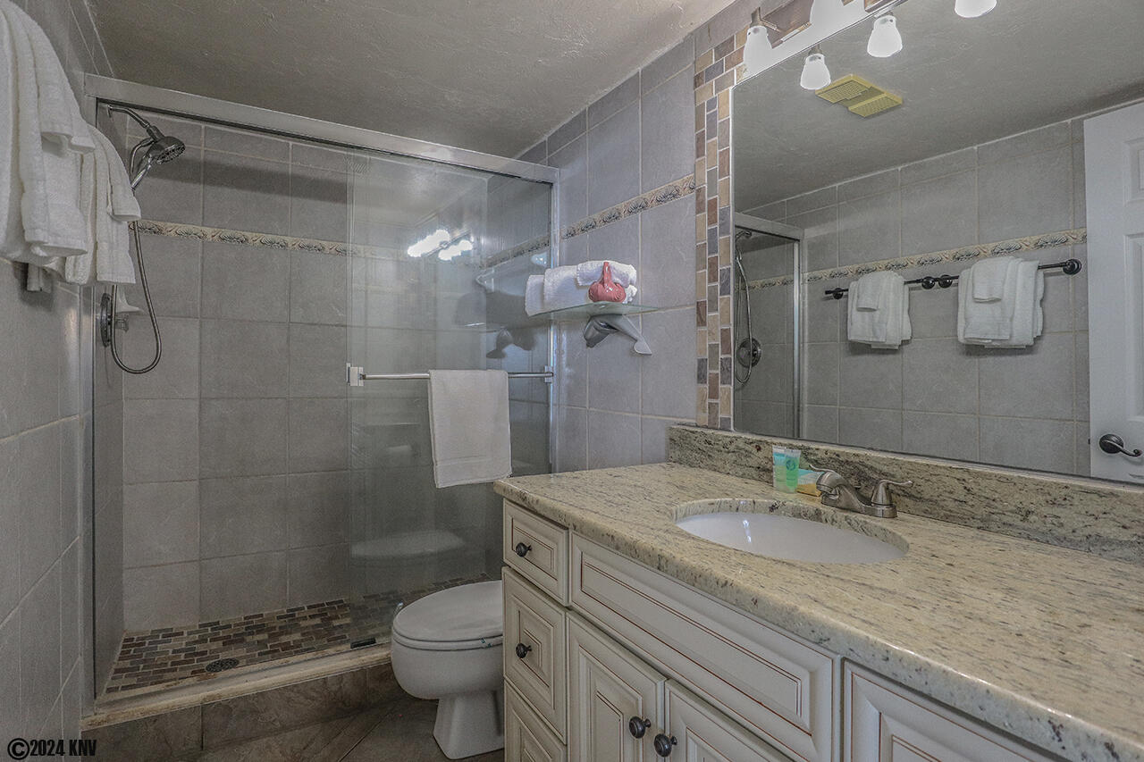 Remodeled Bath with Walk In Shower