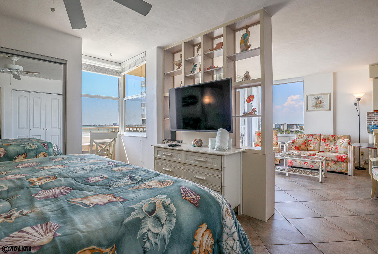 Fabulous Bedroom has its own TV and Desk for working remotely
