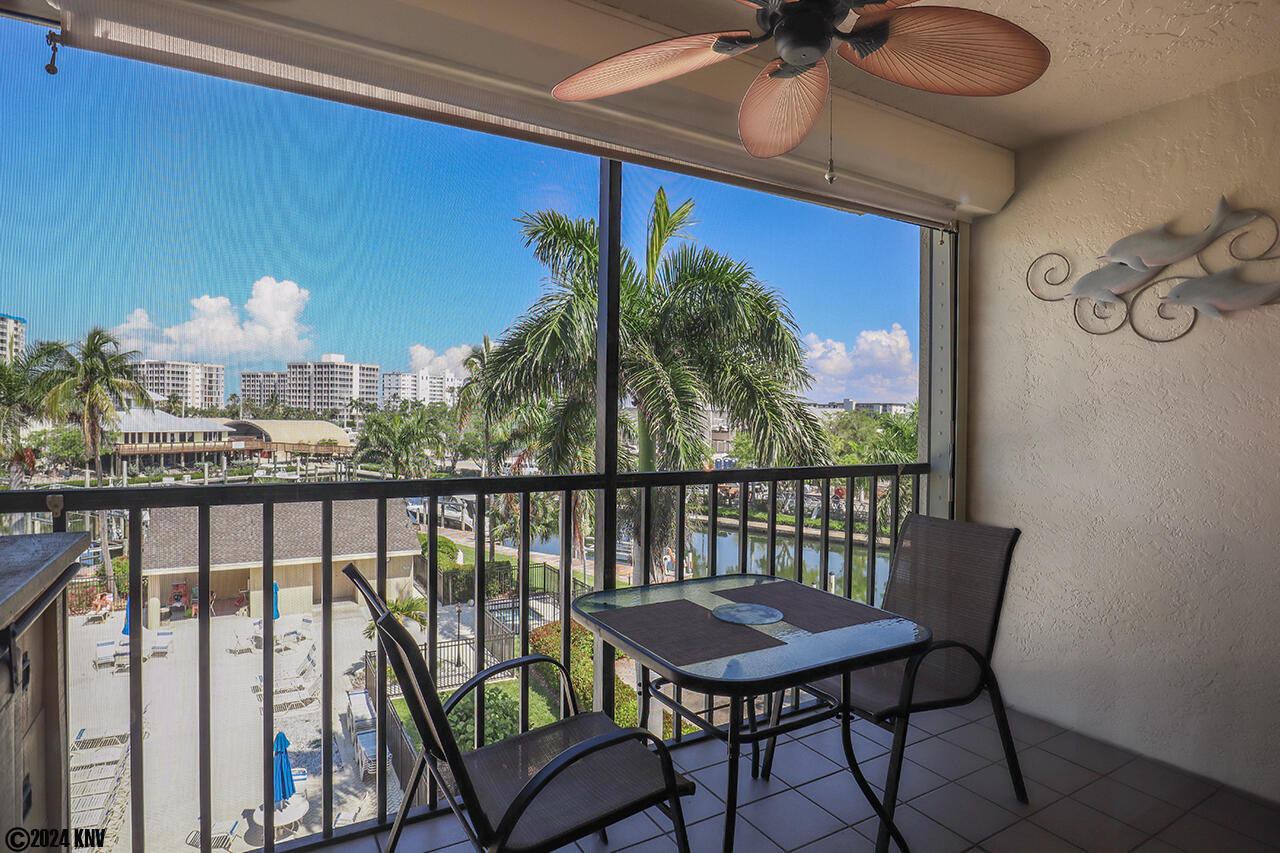 Screened In Lanai offers the opportunity to dine and relax and take in the sea breezes