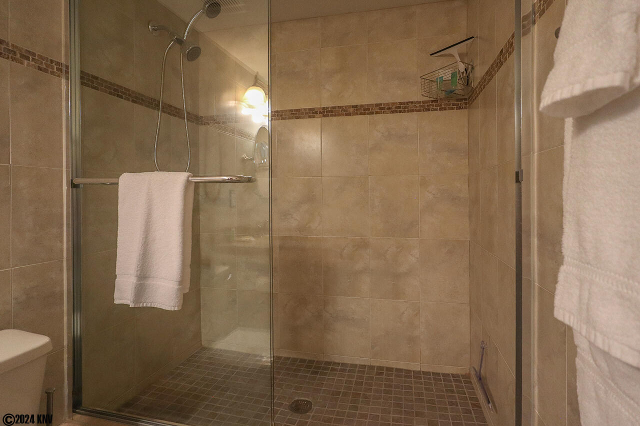 Beautiful Walk In Shower in the Guest Bath