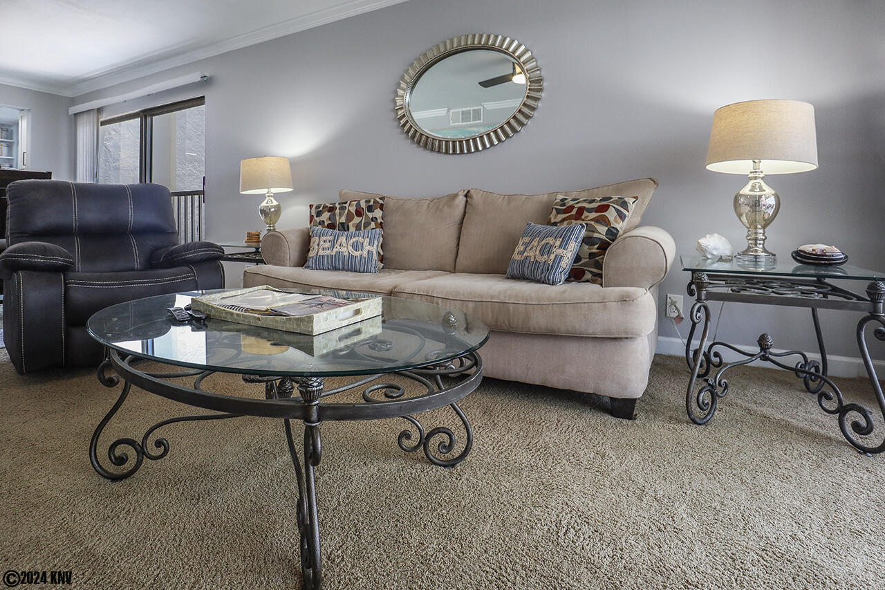 Comfy seating at Sand Caper 308