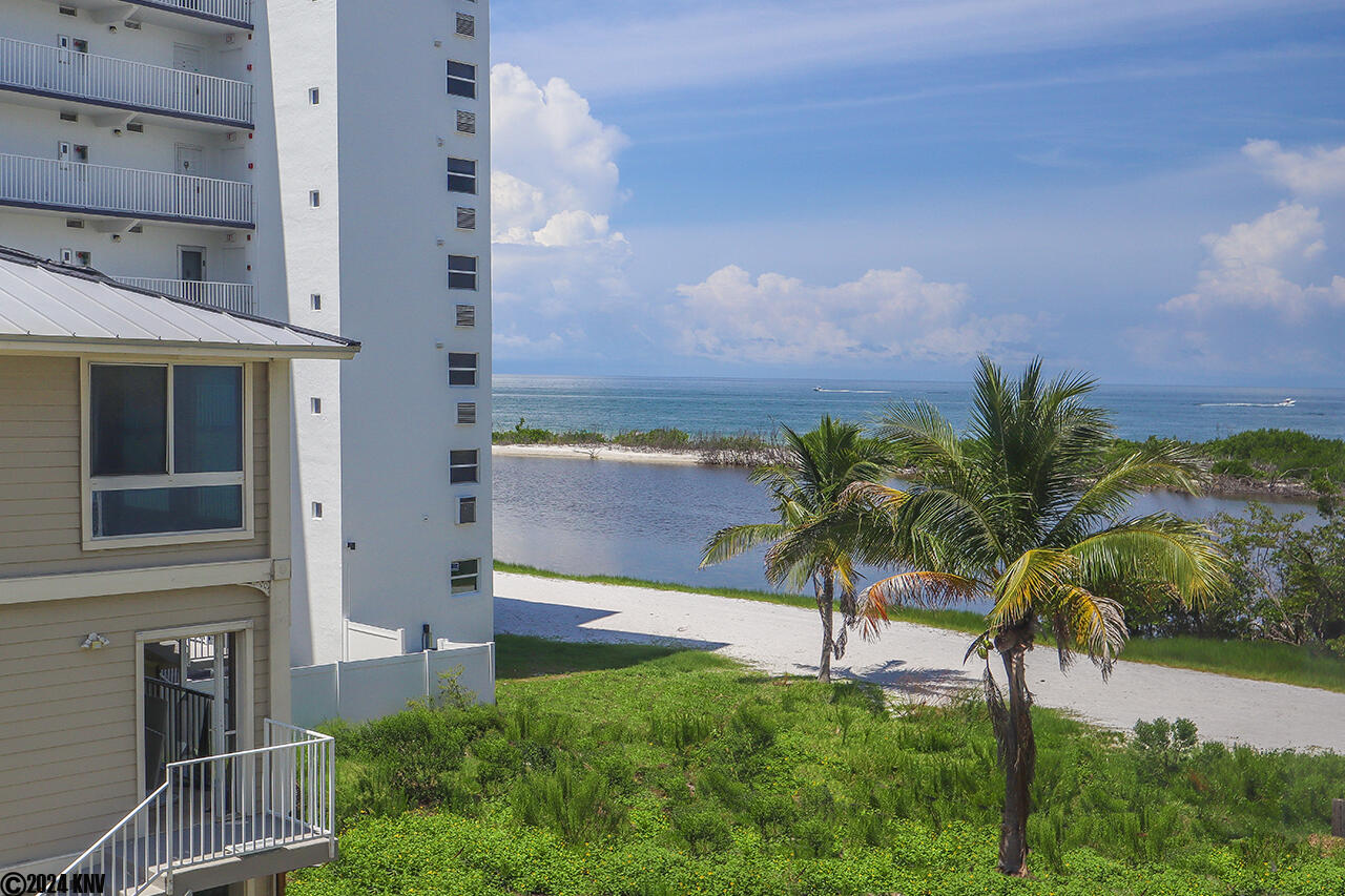 Master Bedroom has a view of the Gulf