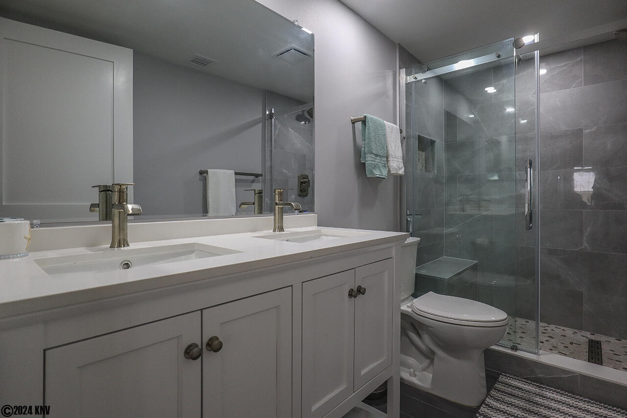 Master Bath has double vanities