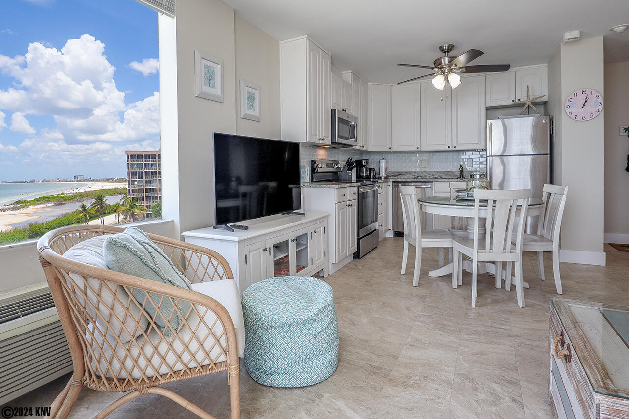 Beautiful accommodations are matched by the gorgeous view of the Gulf from every spot in the condo