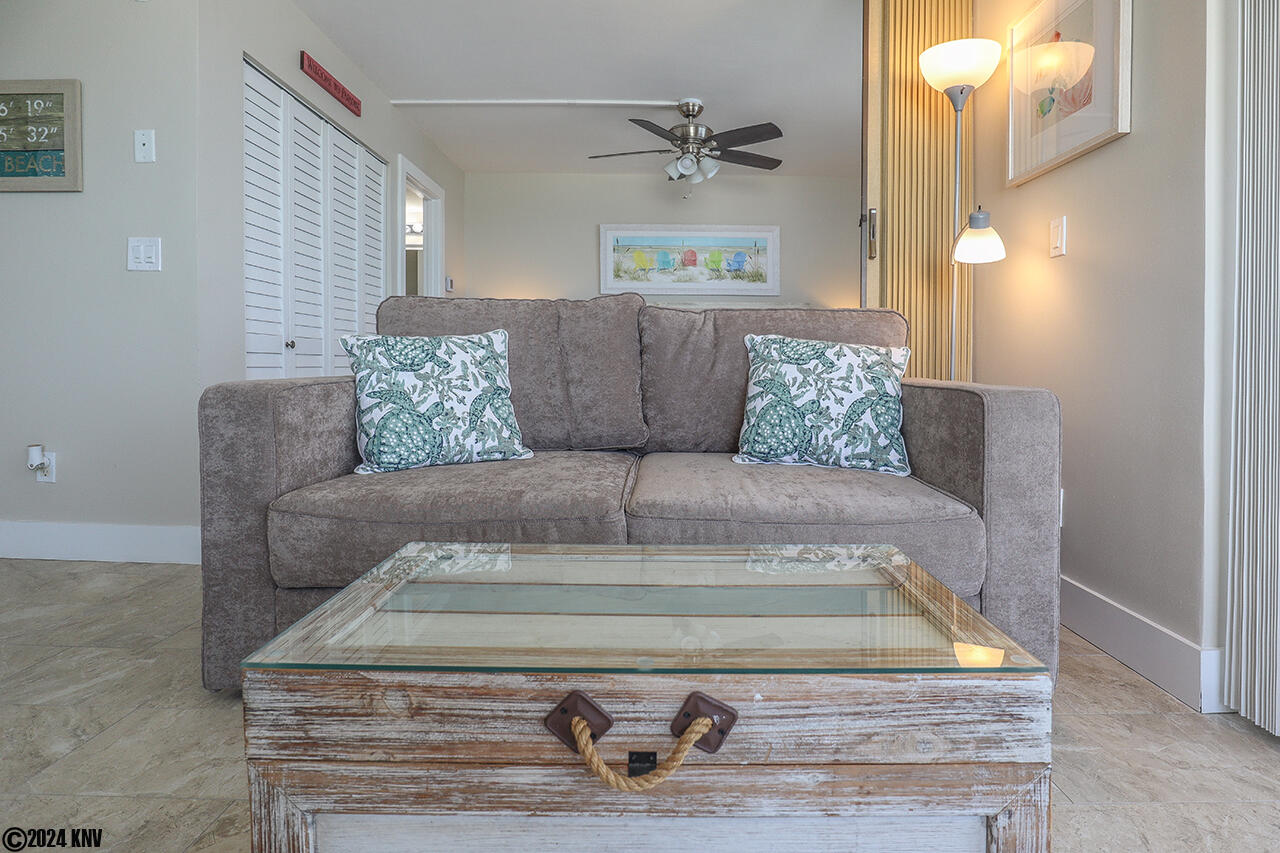 Comfy sofa is a sleeper sofa for 2 extra overnight guests.