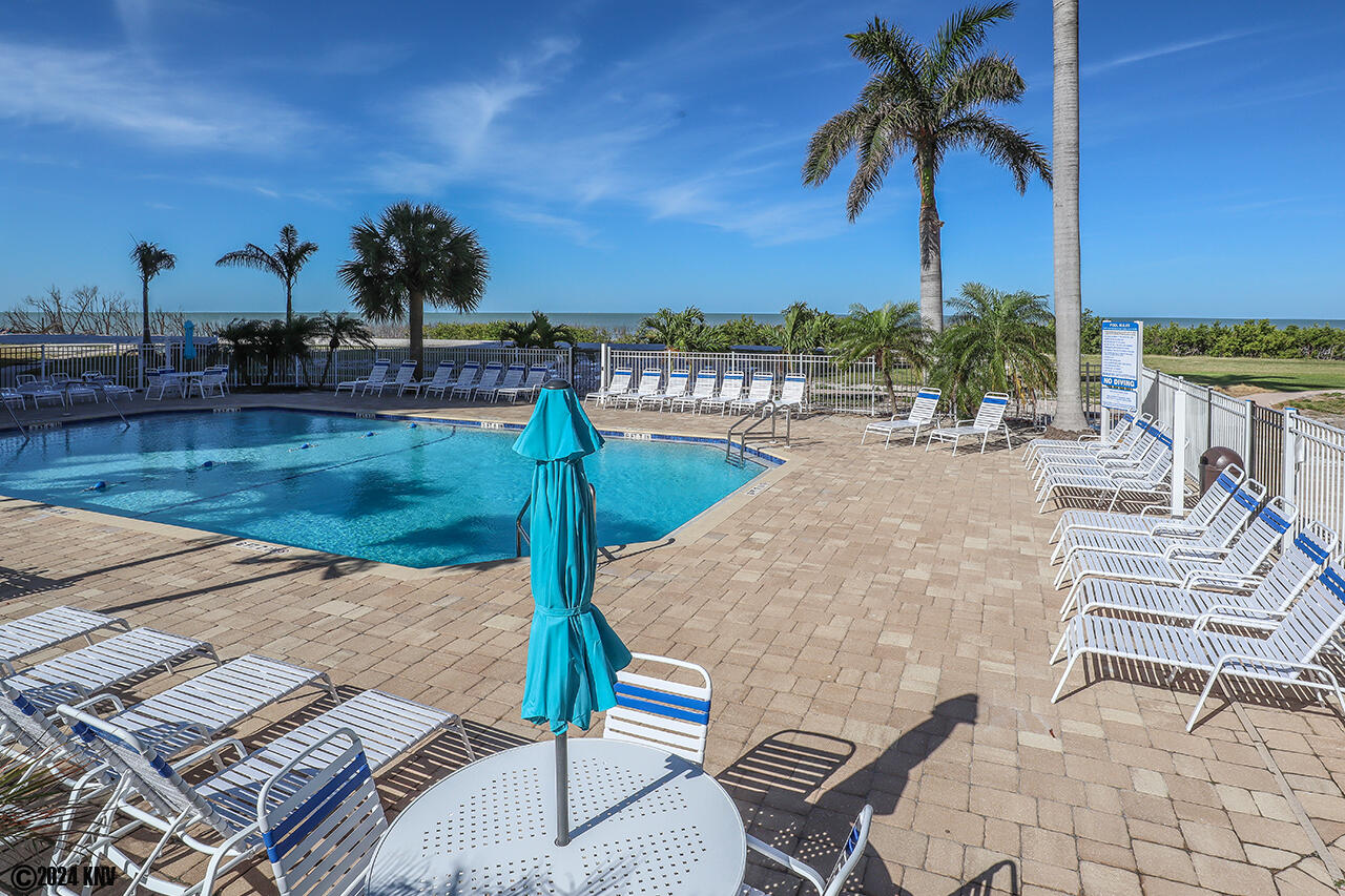 Resort Pool and Sundeck at Estero Beach And Tennis Club