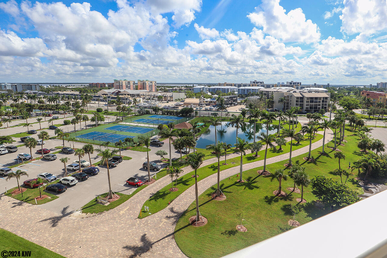 Balcony overlooks the Tennis /Pickleball Courts