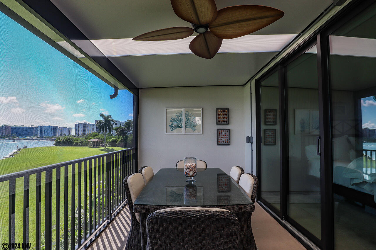 Dining and entertaining is a pleasure when you can offer this magnificent view to your guests