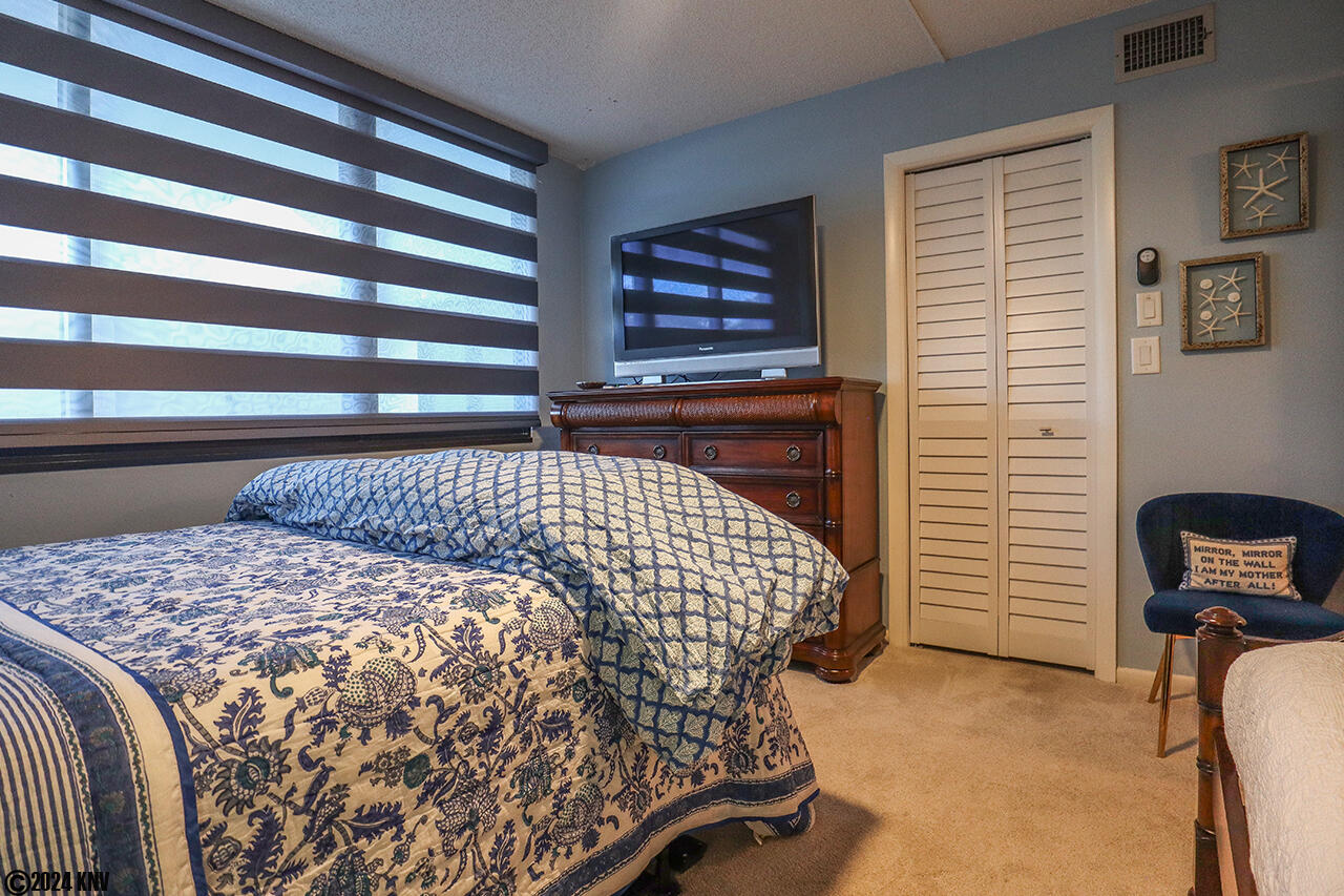 Guest Bedroom has its own TV and remote controlled shades