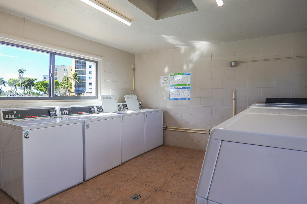On site Laundry Facilities for Estero Yacht And Racquet Club...no going home with dirty laundry!