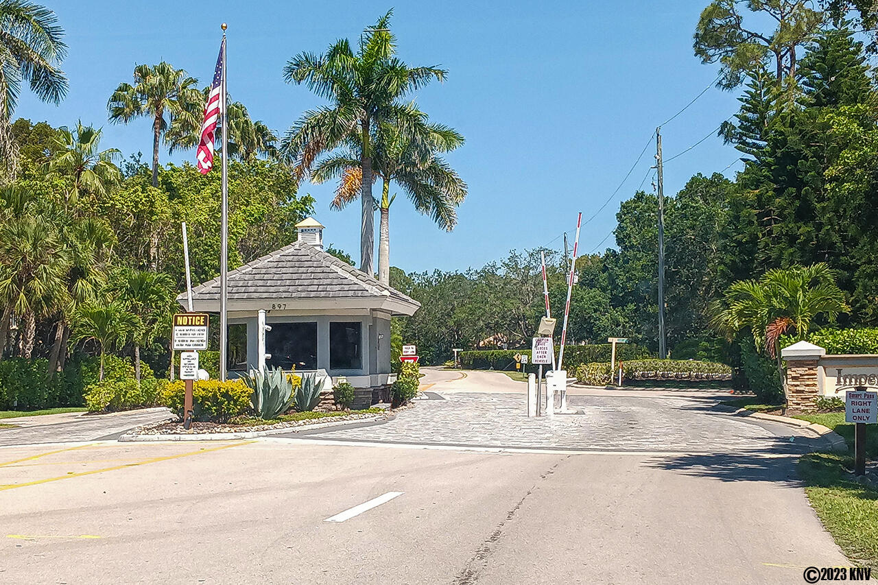 Guard Gate for the exclusive Westgate At Imperial in North Naples. Minutes from the famous Naples shopping centers and the beaches of Fort Myers, Naples and Sanibel