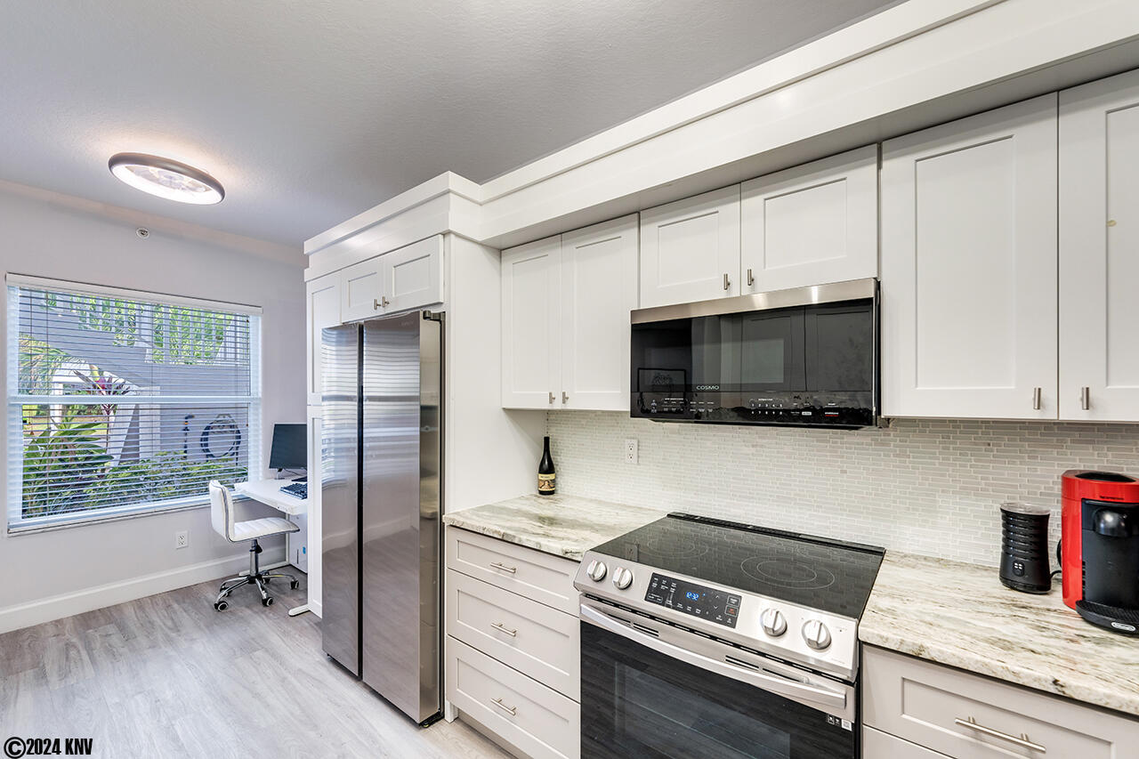 Spacious Kitchen is a pleasure to prepare meals in.