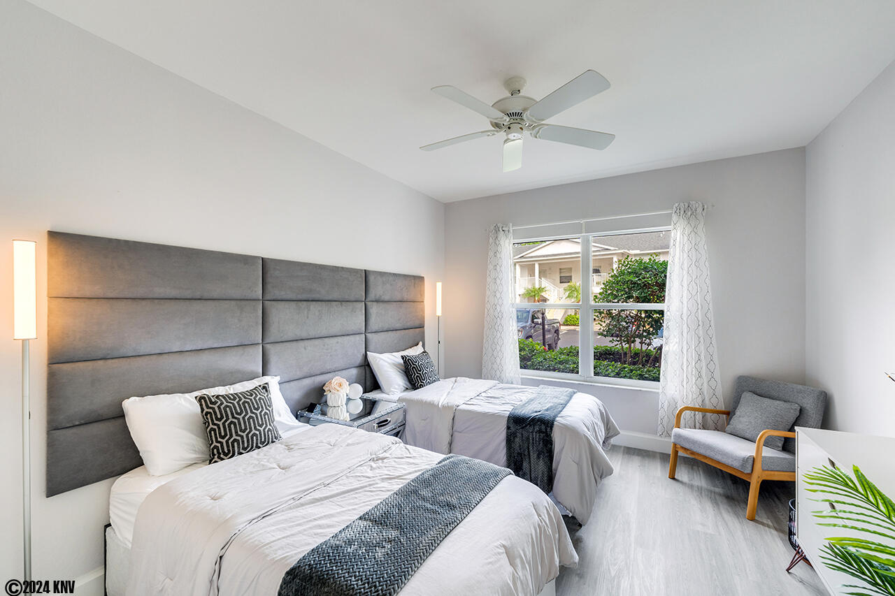 Guest Bedroom has two Twin Beds for overnight guests