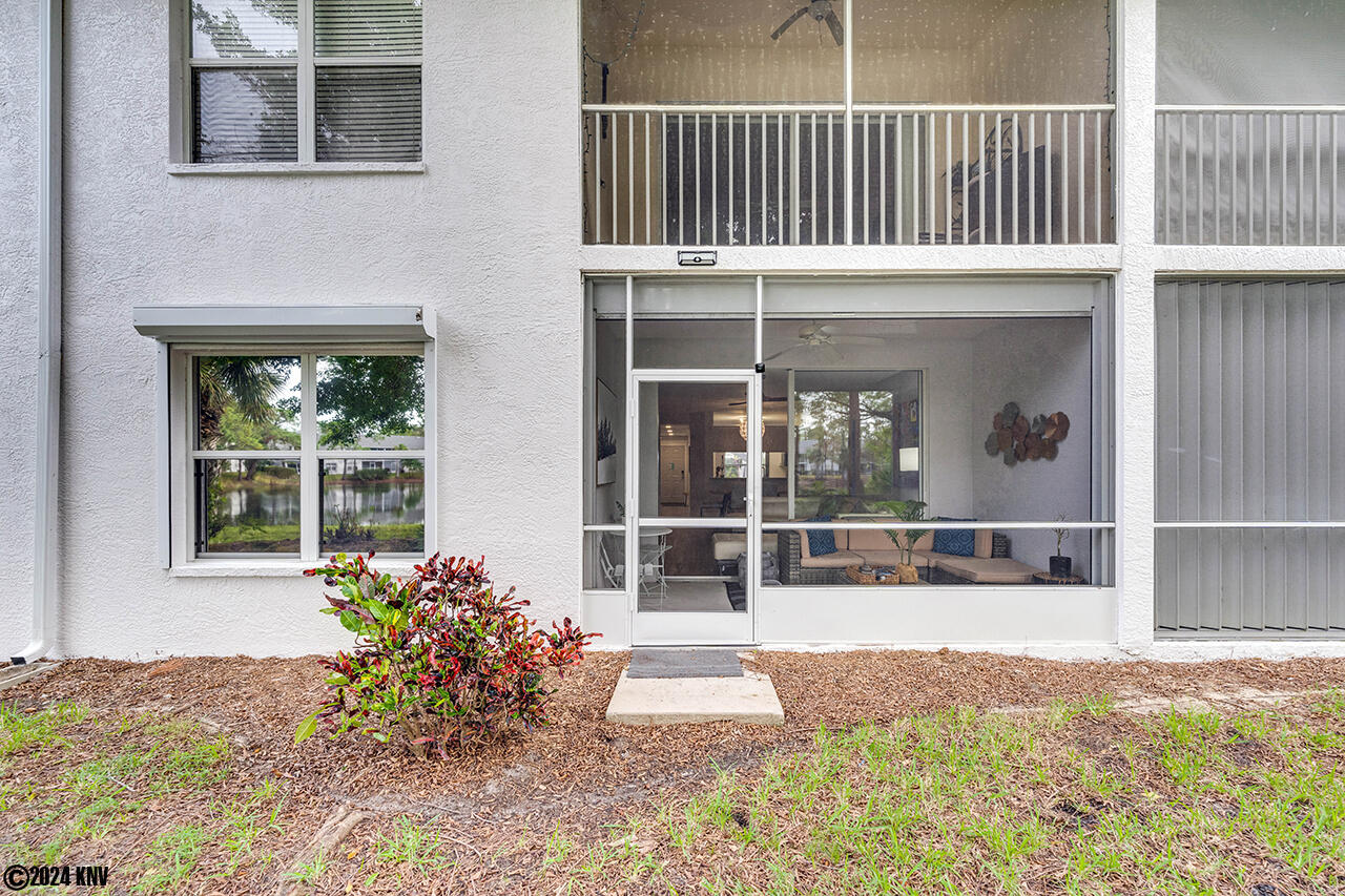 Screened In Lanai is a walk out to the manicured grounds of Westgate