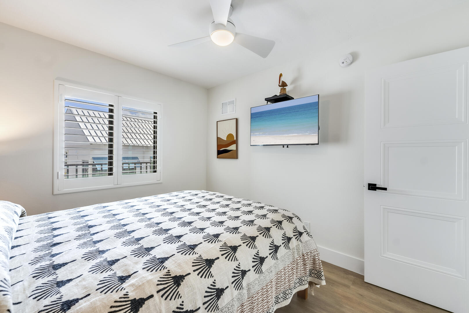Guest Bedroom has its own TV