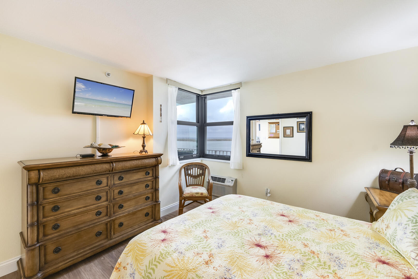 Enjoy TV Or The Great Views From Your Bedroom