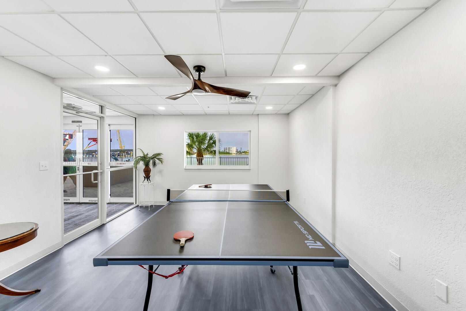 Enjoy Ping Pong In The Common Area